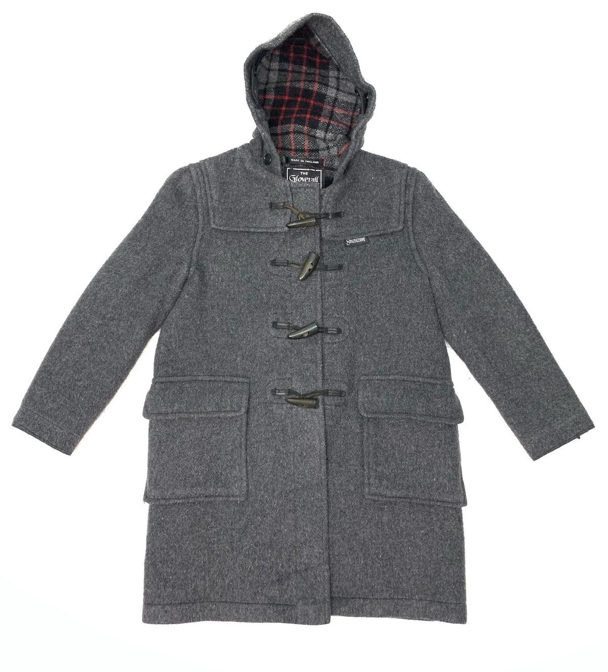 Designer × Gloverall Vintage Made In England Gloverall Duffle Coat Hoodie Jacket Size US S / EU 44-46 / 1 - 1 Thumbnail
