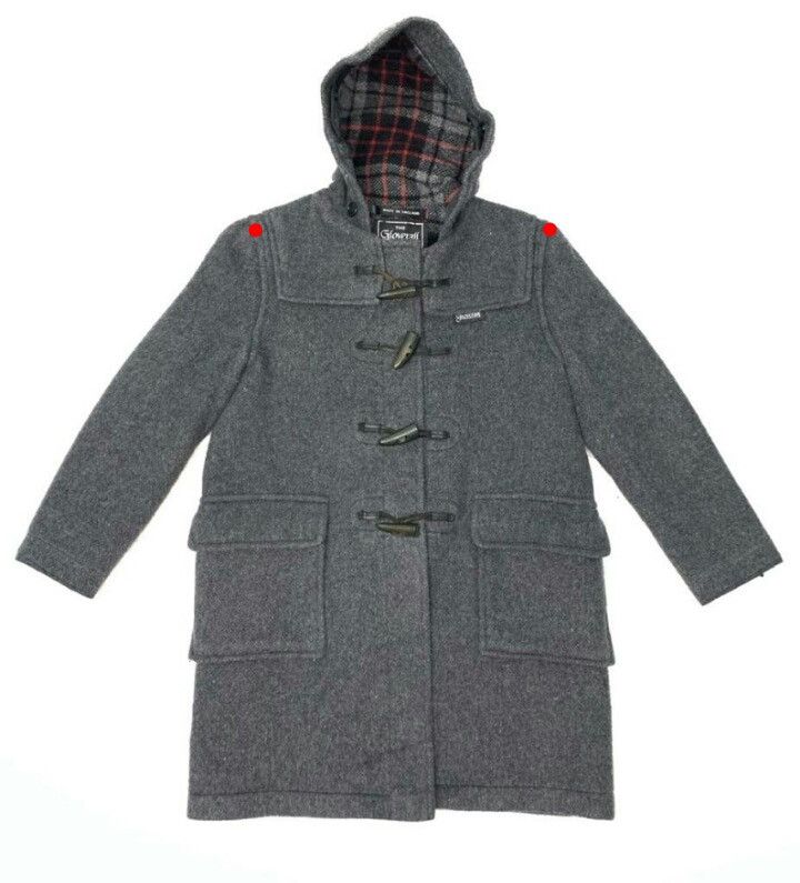 Designer × Gloverall Vintage Made In England Gloverall Duffle Coat Hoodie Jacket Size US S / EU 44-46 / 1 - 8 Thumbnail