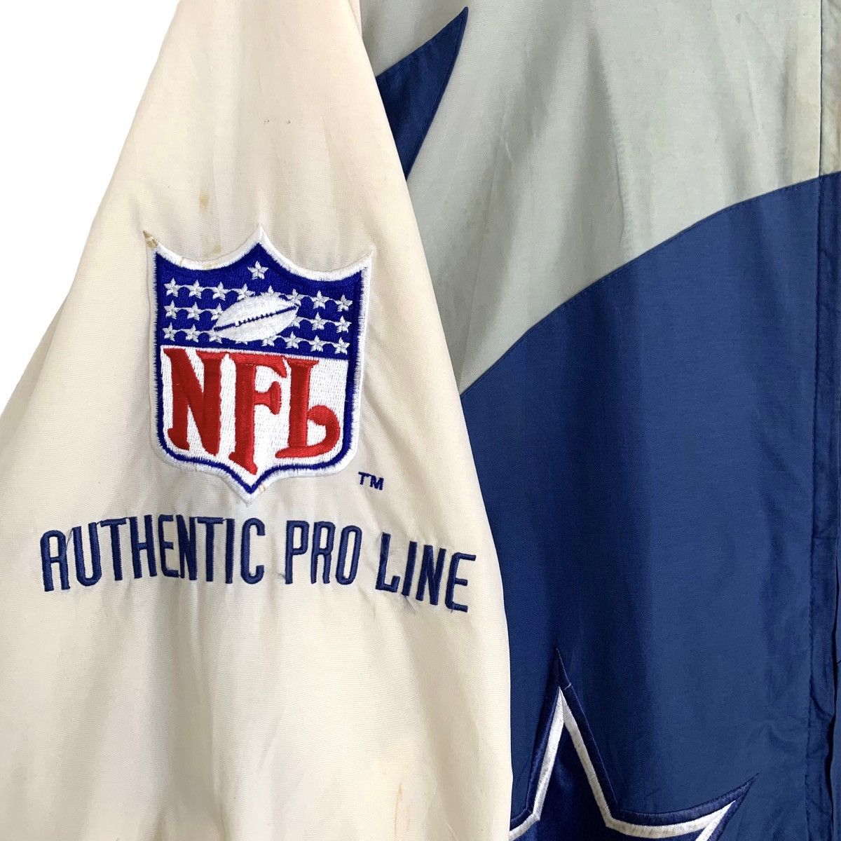 NFL Vtg NFL Authentic Pro Line Dallas Cowboys Windbreaker Jacket Size US XL / EU 56 / 4 - 8 Thumbnail