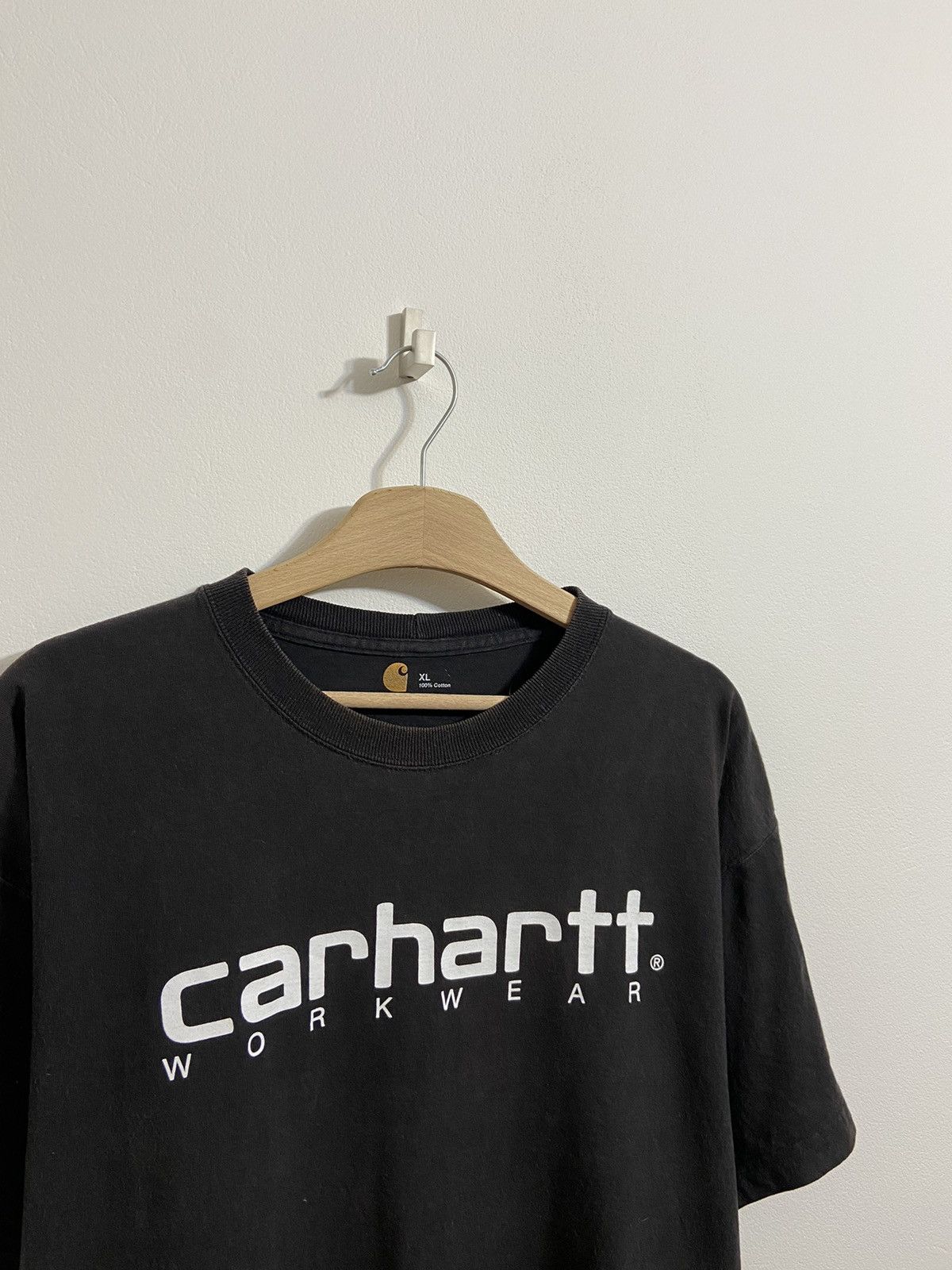 Carhartt × Vintage Carhartt Logo Workwear Vintage Shirt Tee Size US XL / EU 56 / 4 - 2 Thumbnail