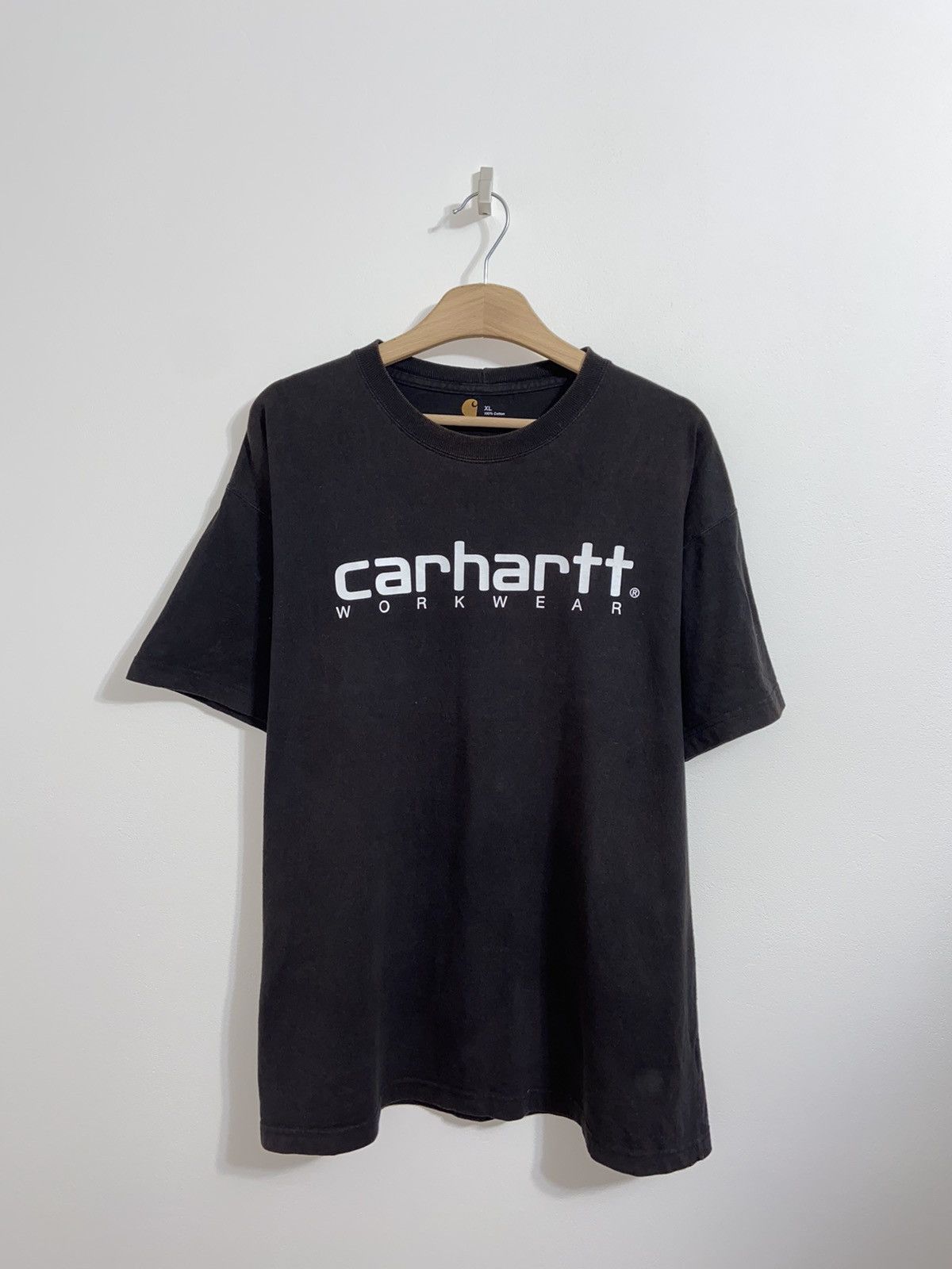 Carhartt × Vintage Carhartt Logo Workwear Vintage Shirt Tee Size US XL / EU 56 / 4 - 1 Thumbnail