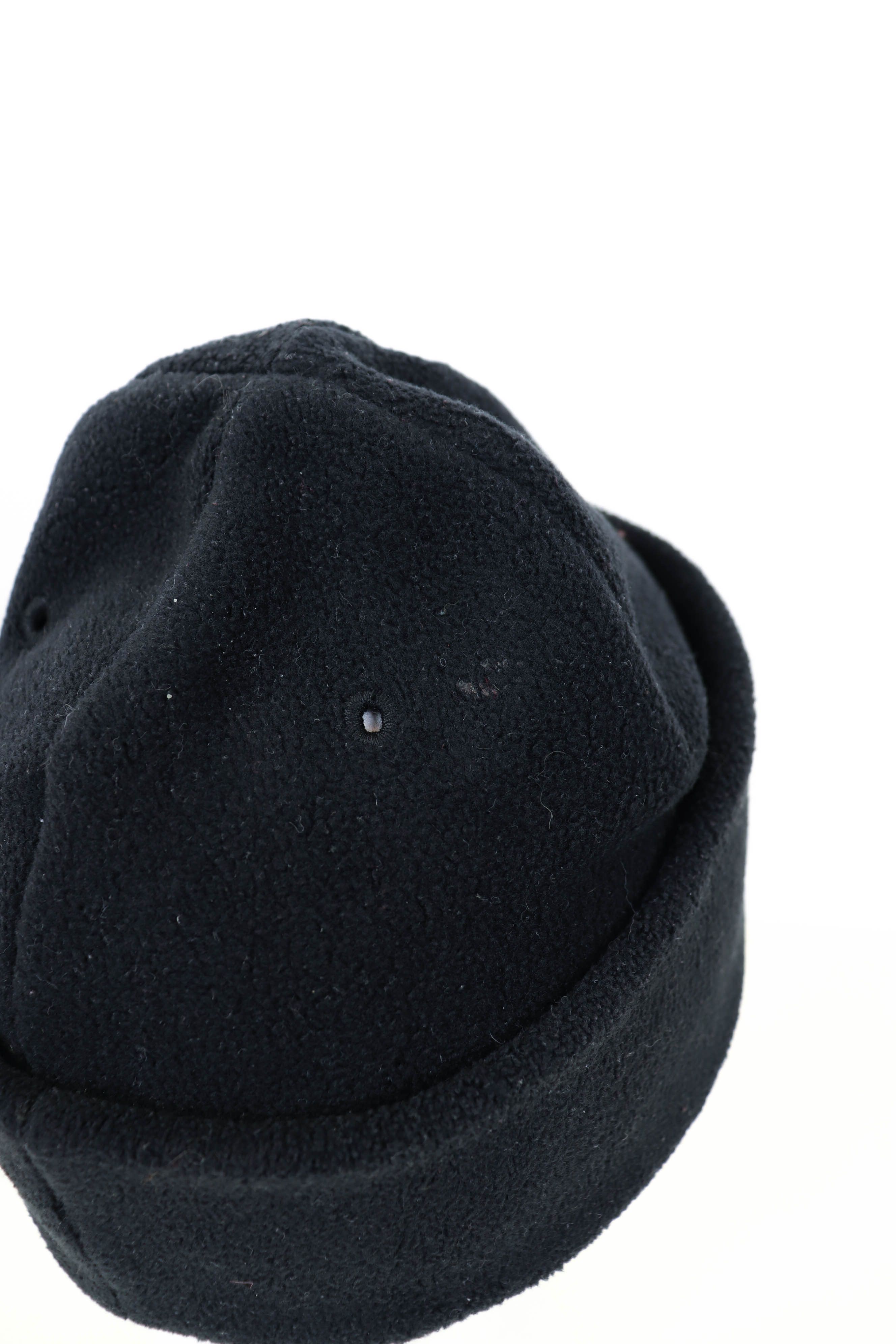 Nike Nike Vintage 90s Small Swoosh Sailor Style Black Fleece Hat Size ONE SIZE - 8 Thumbnail