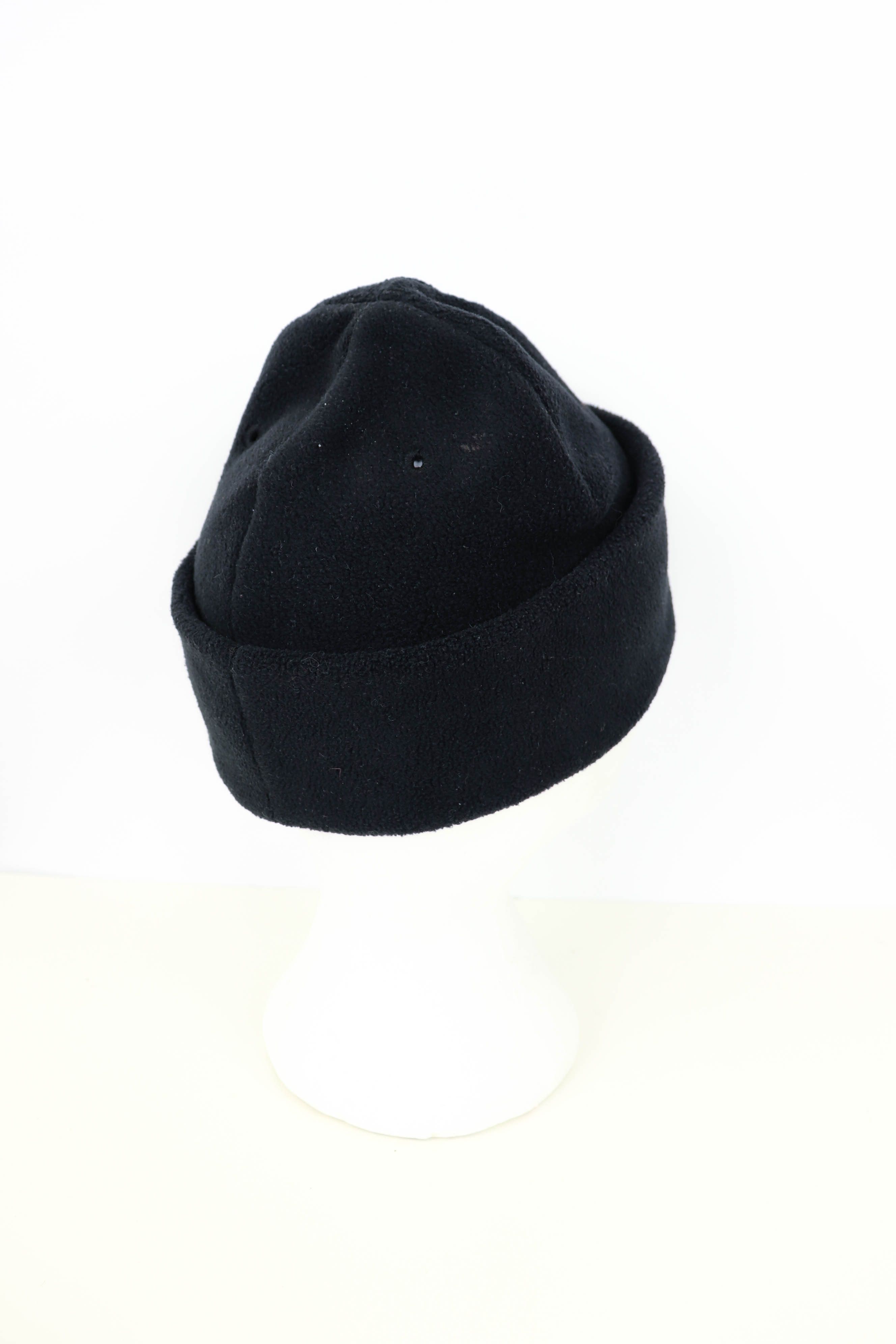 Nike Nike Vintage 90s Small Swoosh Sailor Style Black Fleece Hat Size ONE SIZE - 7 Thumbnail