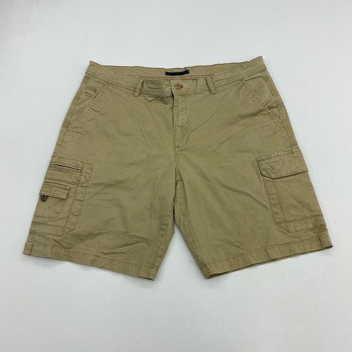 Weatherproof Weatherproof Cargo Shorts Mens 40 Tan Flat Front Cotton ...