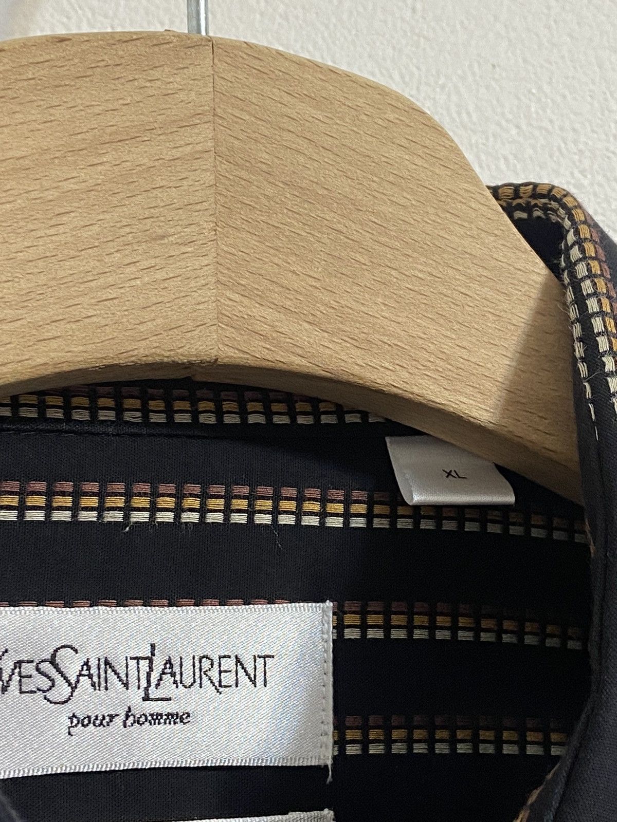 Yves Saint Laurent Yves Saint Laurent Button Up Shirt Size US XL / EU 56 / 4 - 6 Thumbnail