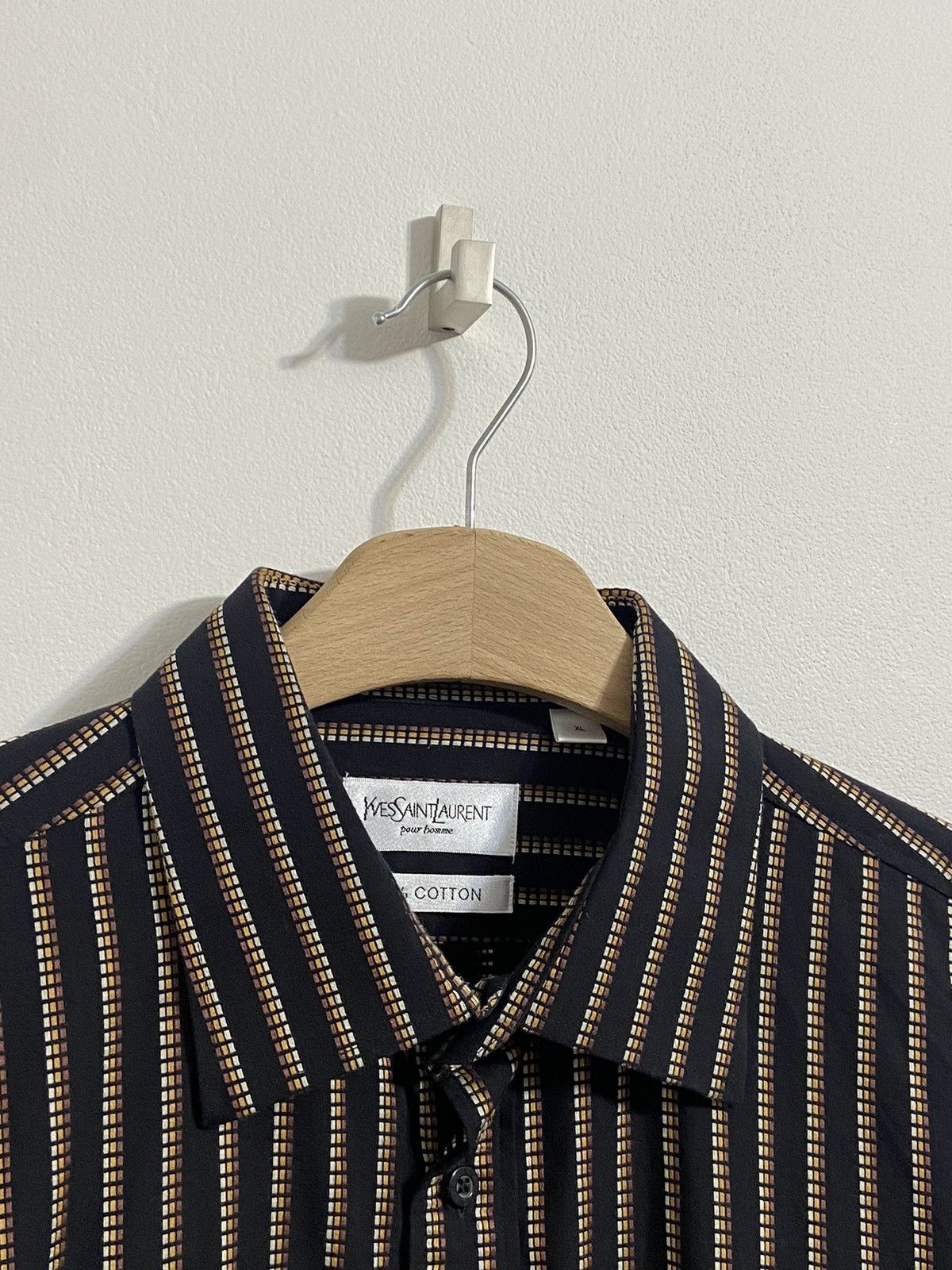 Yves Saint Laurent Yves Saint Laurent Button Up Shirt Size US XL / EU 56 / 4 - 3 Thumbnail
