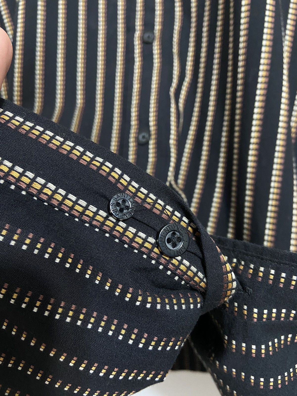 Yves Saint Laurent Yves Saint Laurent Button Up Shirt Size US XL / EU 56 / 4 - 14 Thumbnail