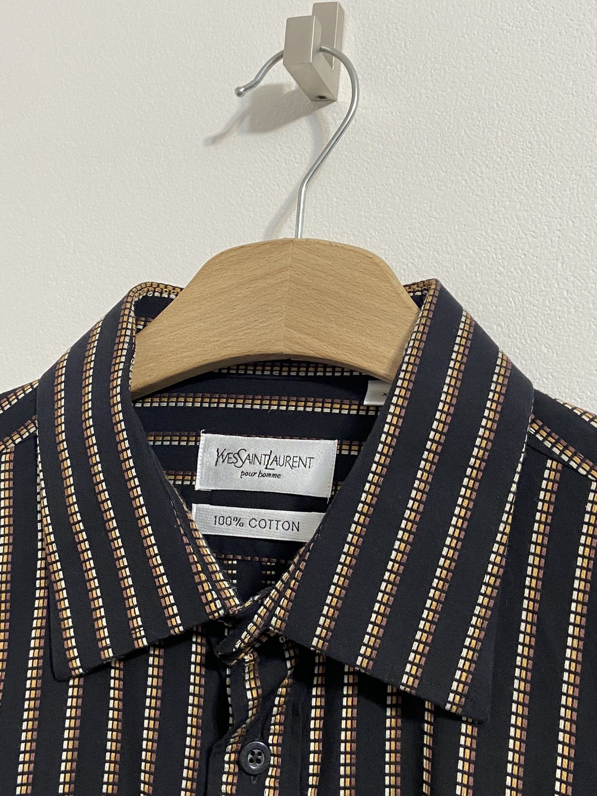 Yves Saint Laurent Yves Saint Laurent Button Up Shirt Size US XL / EU 56 / 4 - 4 Thumbnail