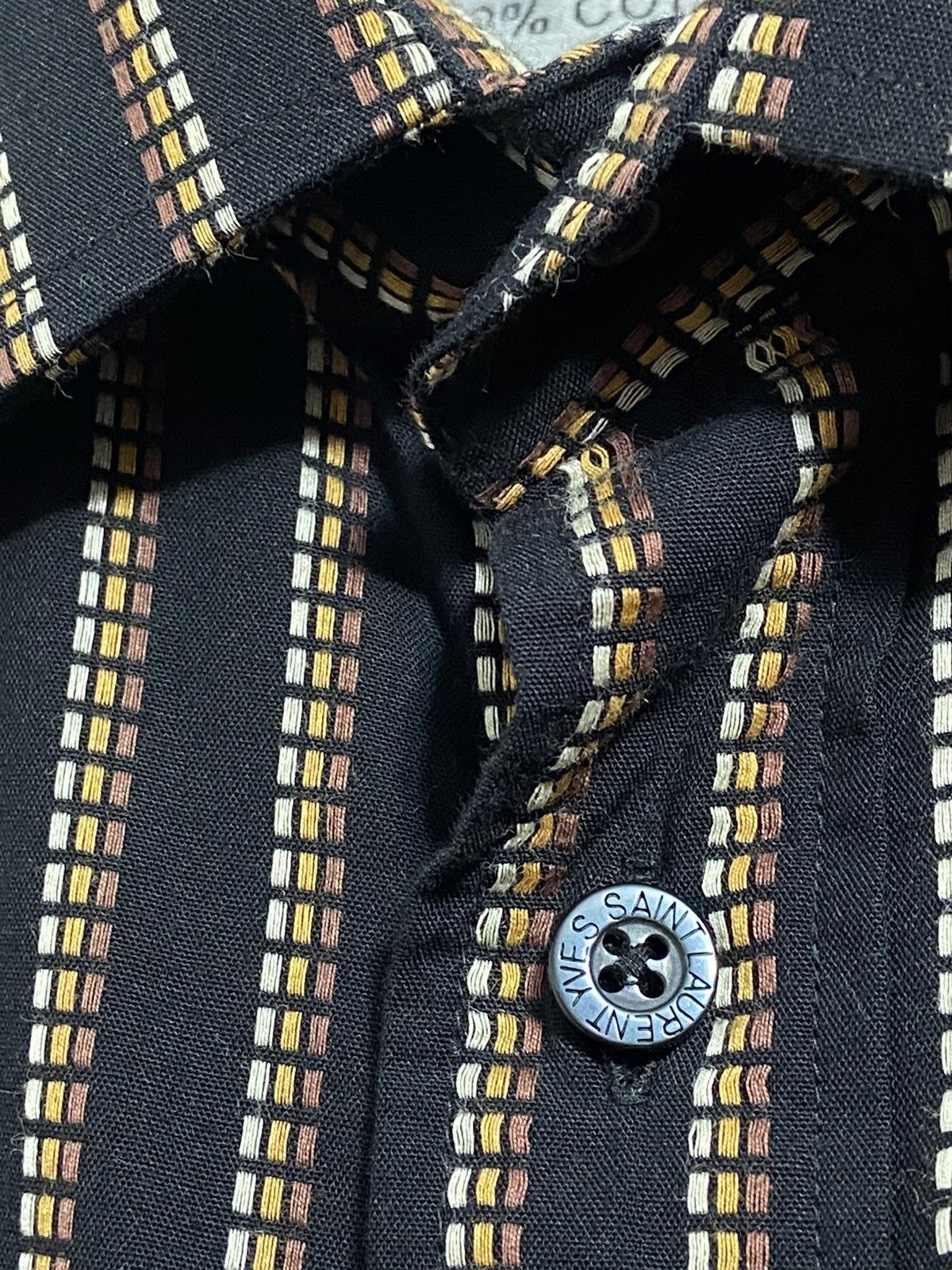 Yves Saint Laurent Yves Saint Laurent Button Up Shirt Size US XL / EU 56 / 4 - 7 Thumbnail