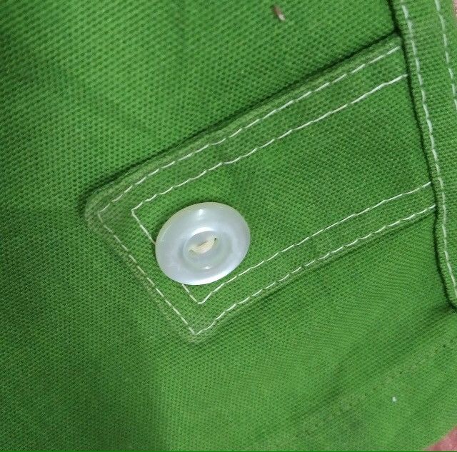 Japanese Brand × Vintage Vintage Green Workwear Double Pocket Style Selvedge Jacket Size US M / EU 48-50 / 2 - 5 Thumbnail