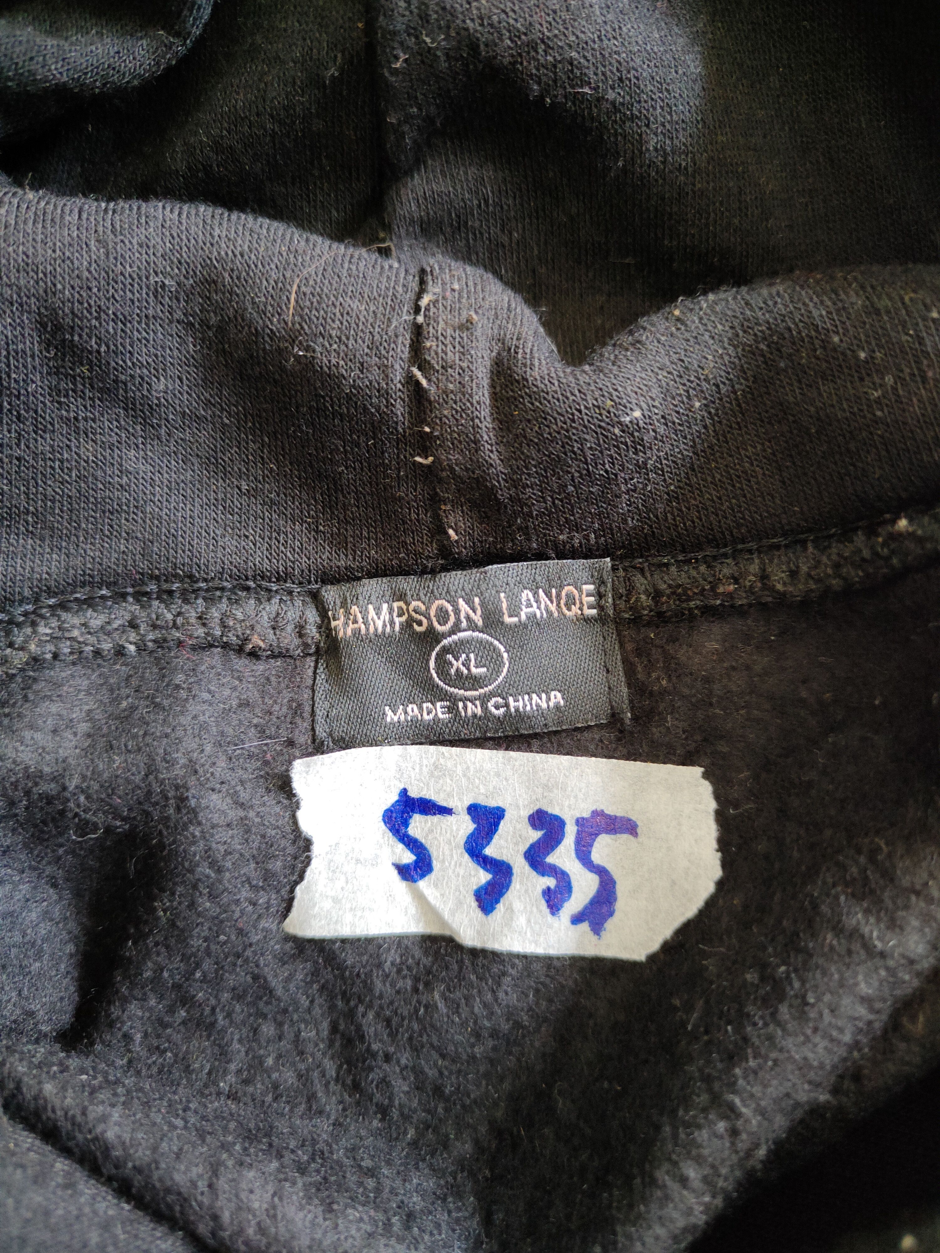 Chance The Rapper Hampson Lanqe - Eminem Black Hoodie Sweatshirt #5335 Size XL / US 12-14 / IT 48-50 - 13 Thumbnail