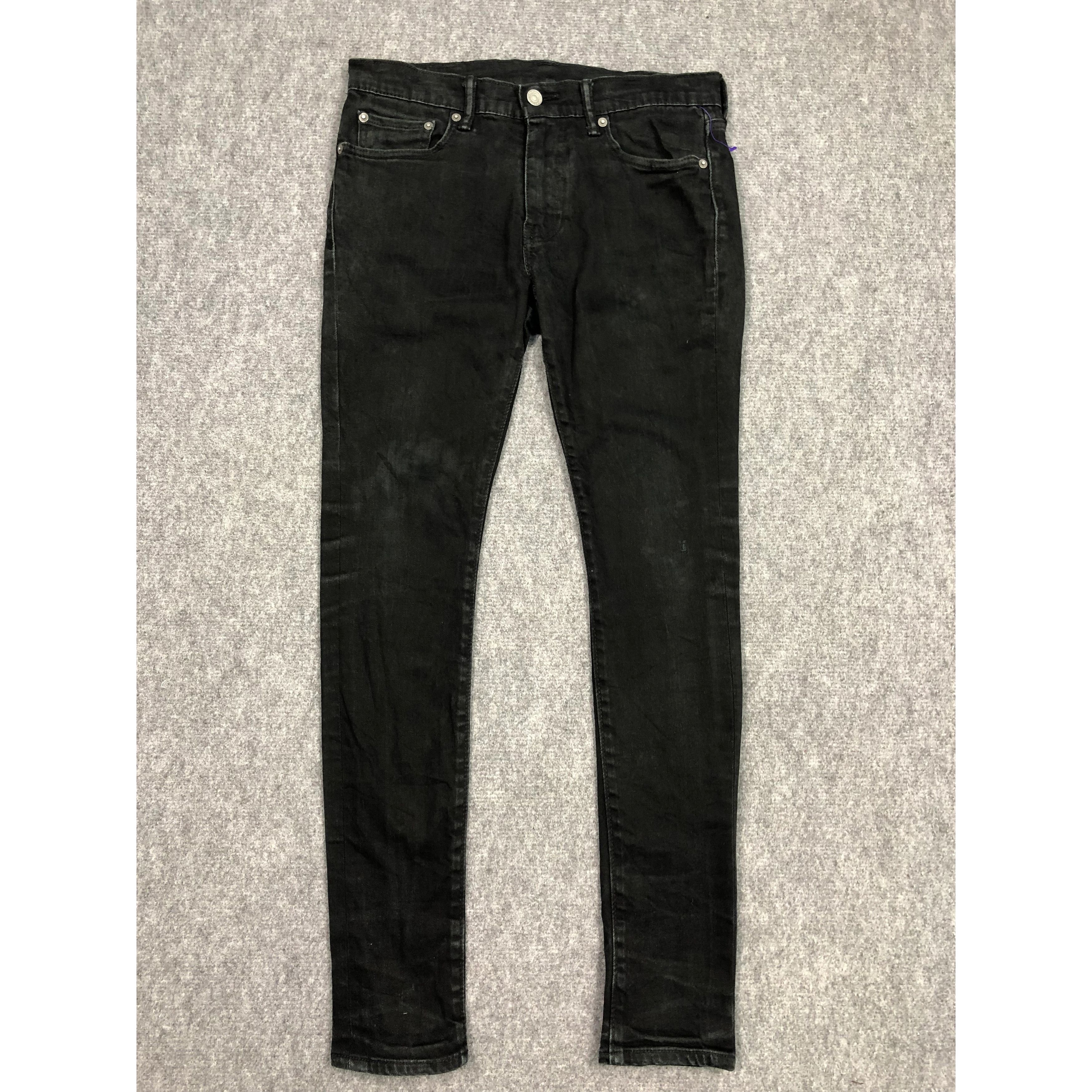 image of Levis 518 Superblack Skinny Jeans, Men's (Size 32)