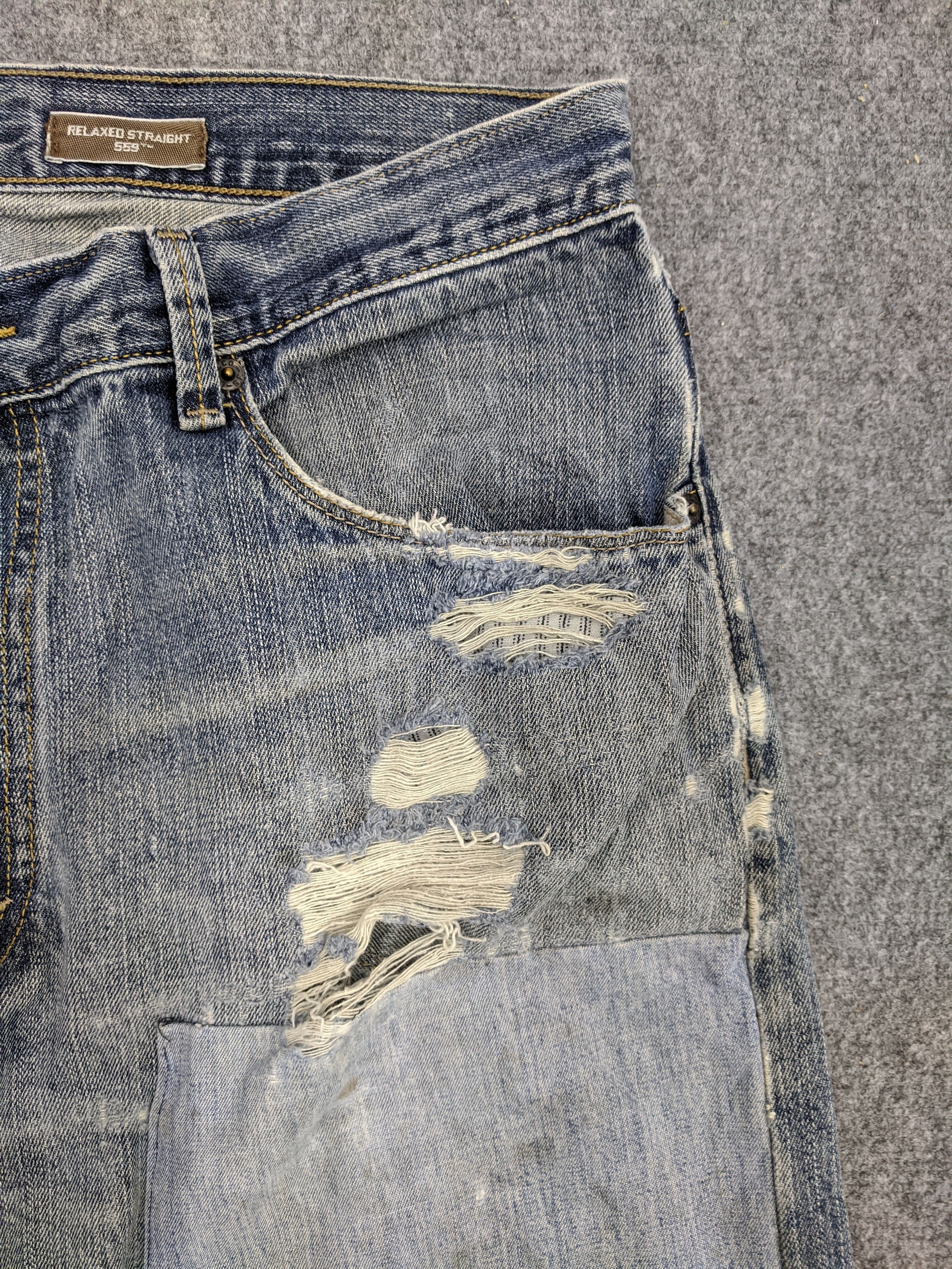 Other Vintage Levis 559 Jeans Kurt Cobain Style DP0686 Size US 36 / EU 52 - 5 Thumbnail