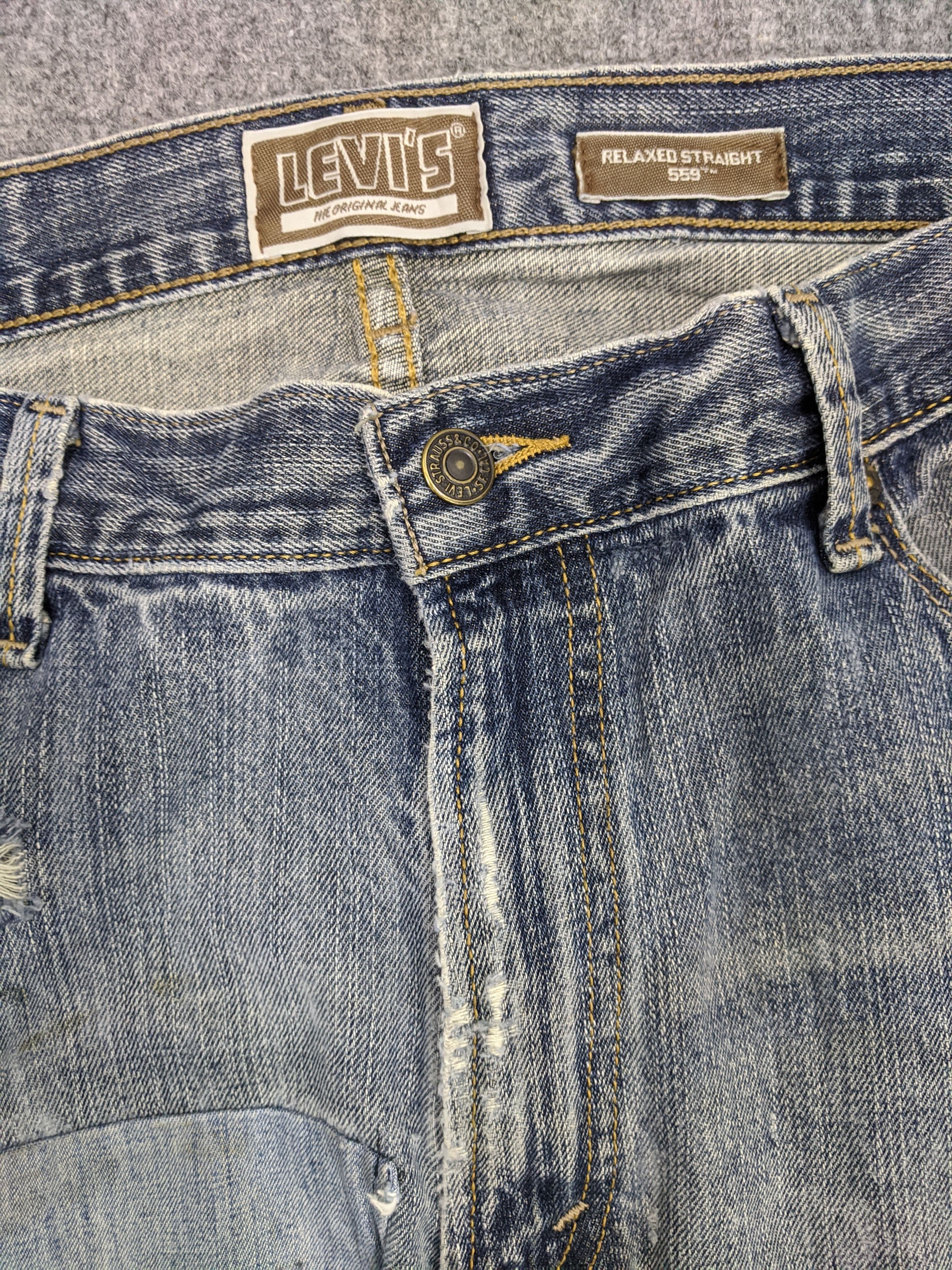 Other Vintage Levis 559 Jeans Kurt Cobain Style DP0686 Size US 36 / EU 52 - 7 Thumbnail