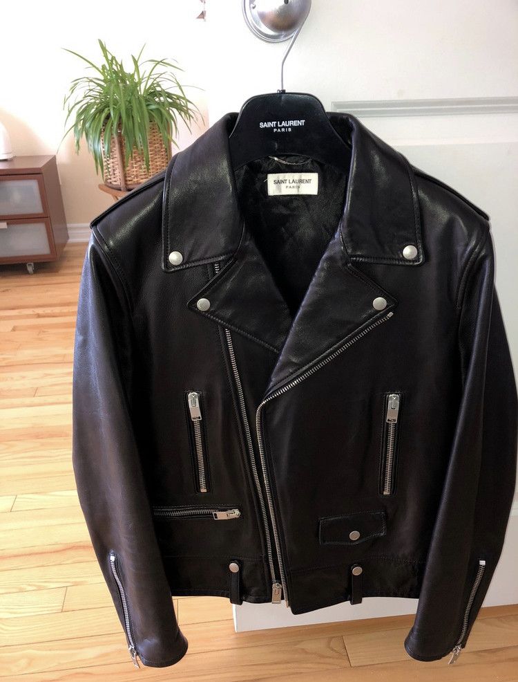 Hedi Slimane × Saint Laurent Paris 2013 Saint Laurent x Hedi slimane L01 leather jacket Size US S / EU 44-46 / 1 - 1 Thumbnail