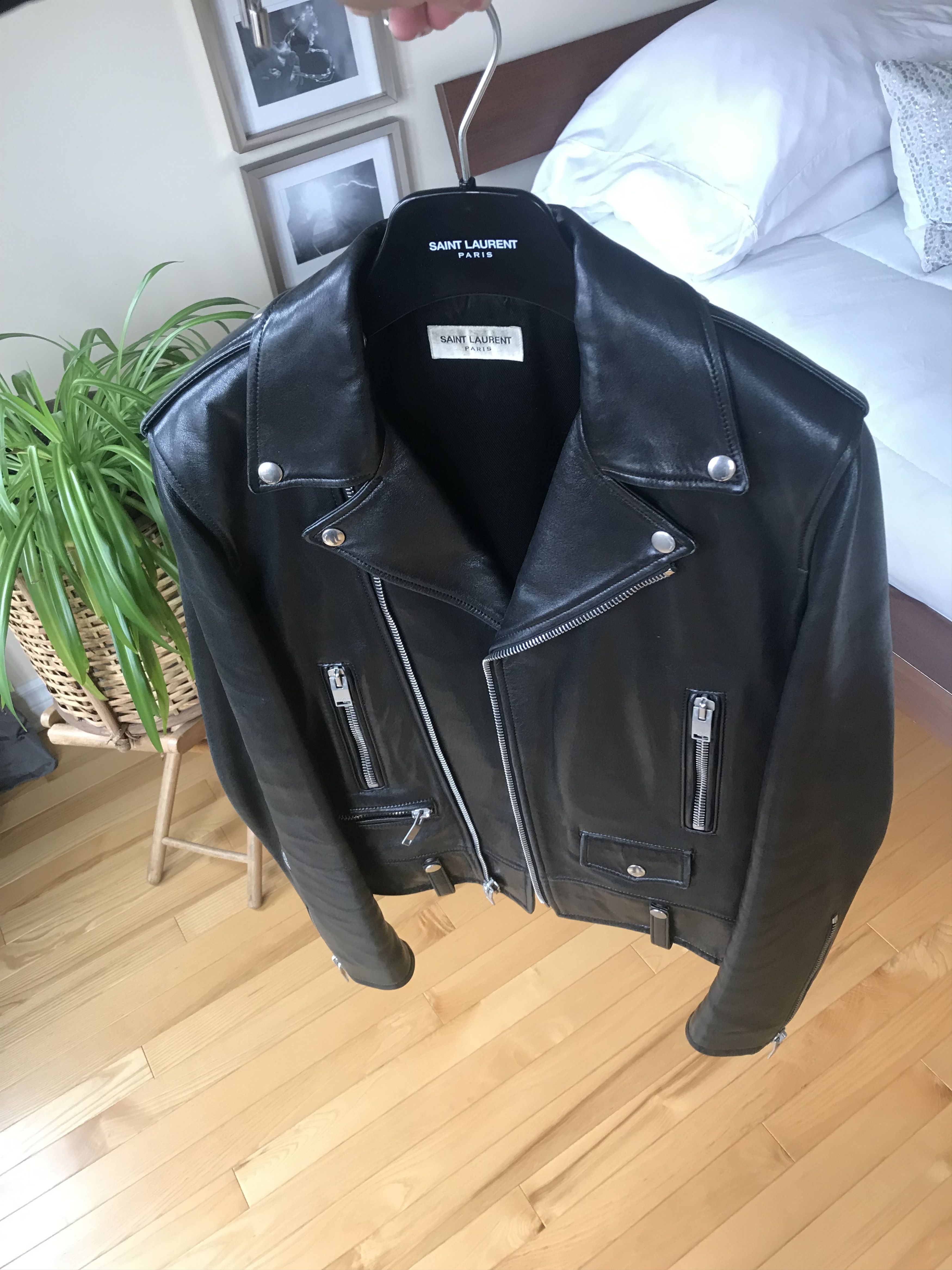 Hedi Slimane × Saint Laurent Paris 2013 Saint Laurent x Hedi slimane L01 leather jacket Size US S / EU 44-46 / 1 - 4 Thumbnail