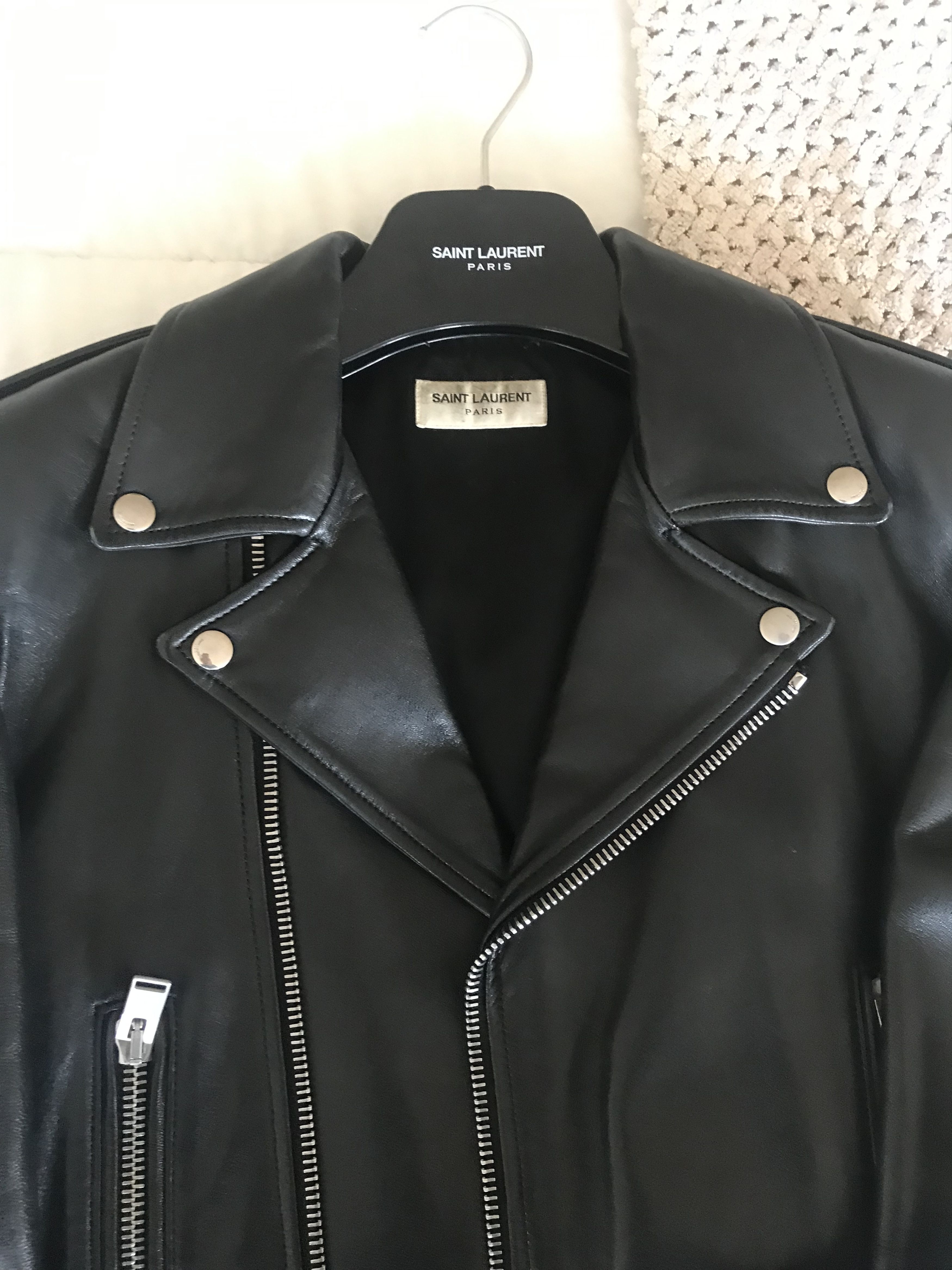 Hedi Slimane × Saint Laurent Paris 2013 Saint Laurent x Hedi slimane L01 leather jacket Size US S / EU 44-46 / 1 - 6 Thumbnail
