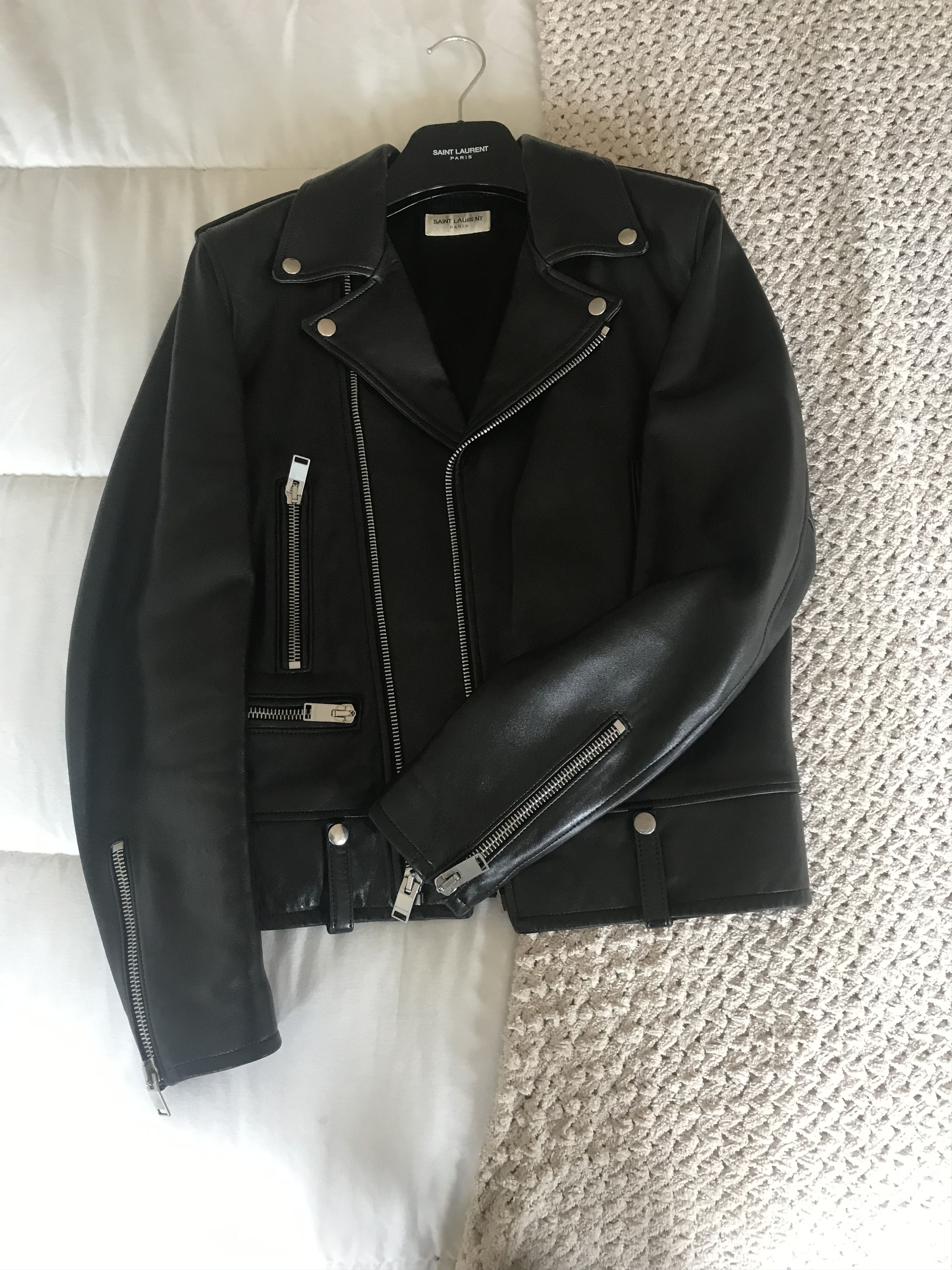 Hedi Slimane × Saint Laurent Paris 2013 Saint Laurent x Hedi slimane L01 leather jacket Size US S / EU 44-46 / 1 - 5 Thumbnail