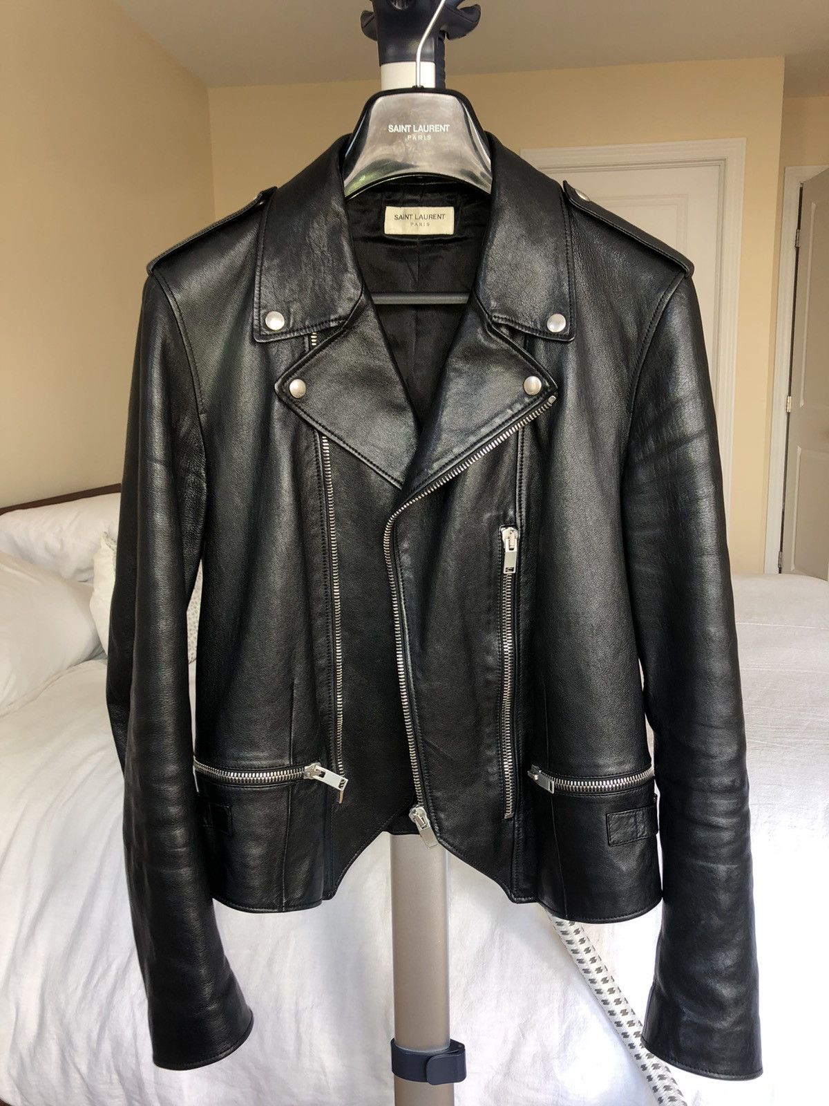 Hedi Slimane × Saint Laurent Paris Saint Laurent Leather Jacket 2013 collection Size US M / EU 48-50 / 2 - 1 Thumbnail