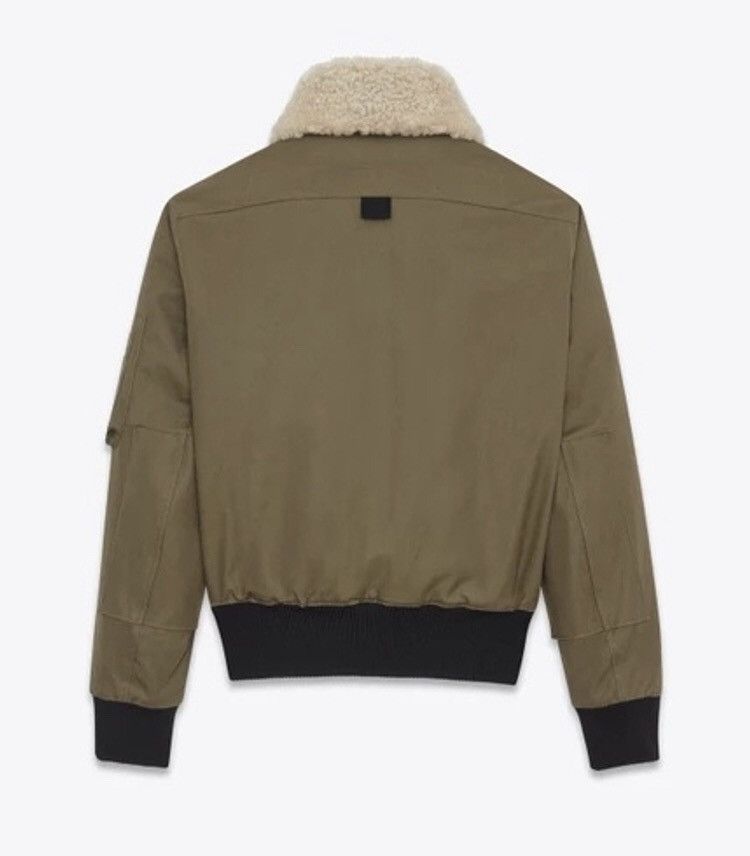Hedi Slimane × Saint Laurent Paris Saint Laurent Aviator shearling bomber jacket Size US M / EU 48-50 / 2 - 12 Thumbnail