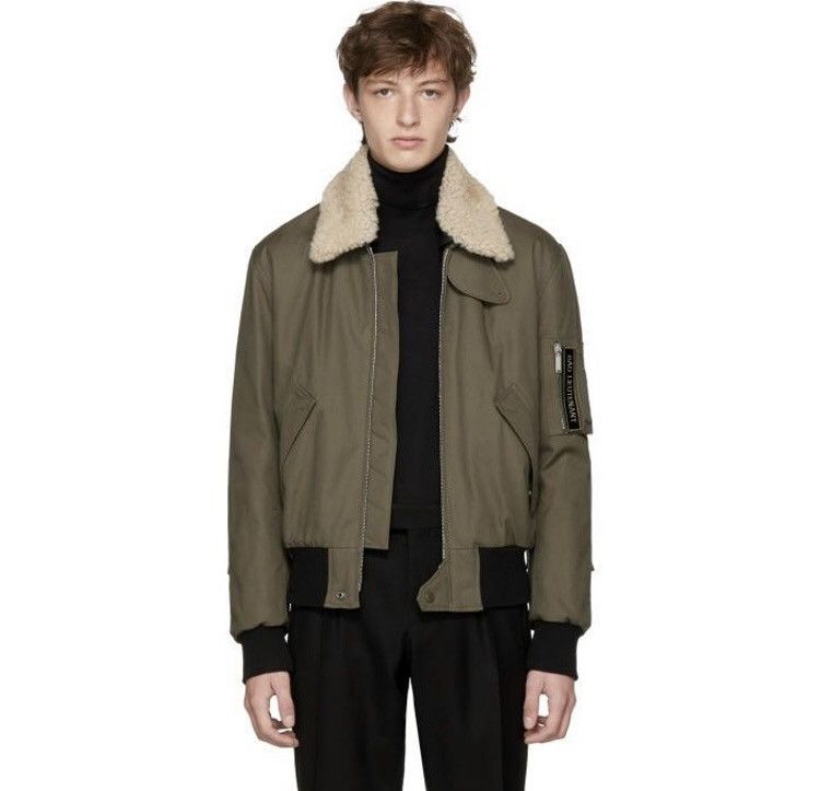 Hedi Slimane × Saint Laurent Paris Saint Laurent Aviator shearling bomber jacket Size US M / EU 48-50 / 2 - 14 Thumbnail