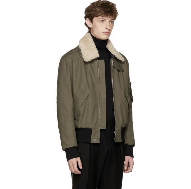 Hedi Slimane × Saint Laurent Paris Saint Laurent Aviator shearling bomber jacket Size US M / EU 48-50 / 2 - 16 Thumbnail
