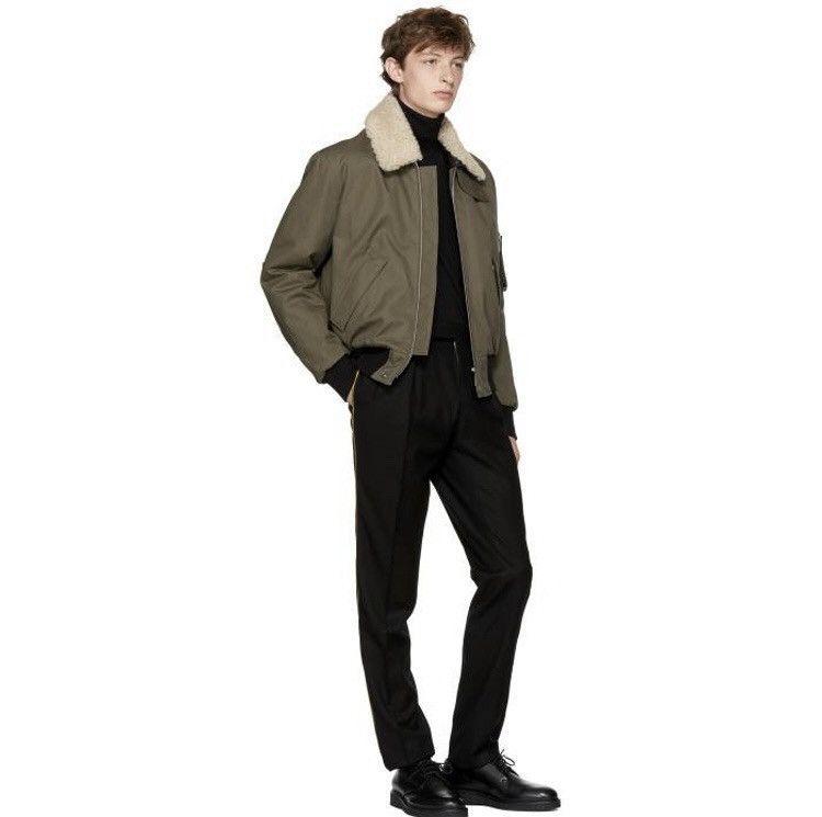Hedi Slimane × Saint Laurent Paris Saint Laurent Aviator shearling bomber jacket Size US M / EU 48-50 / 2 - 15 Thumbnail