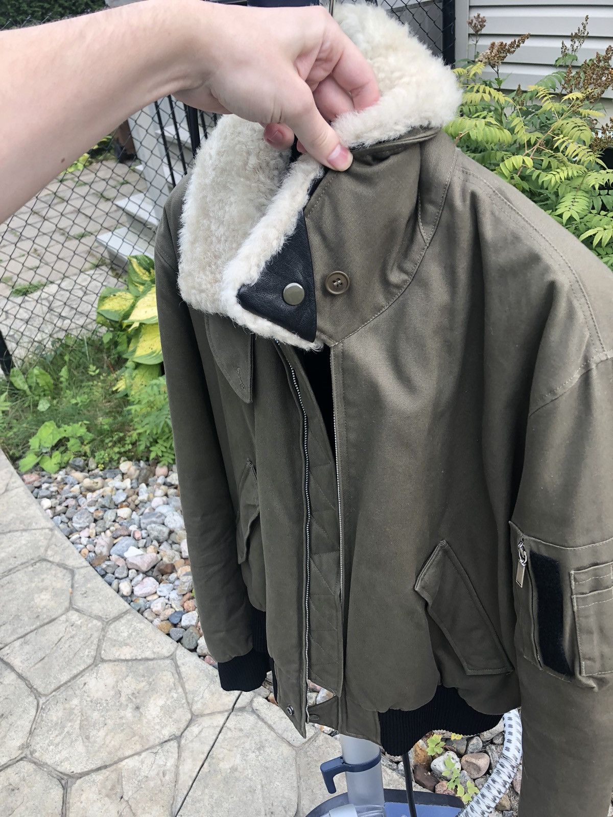 Hedi Slimane × Saint Laurent Paris Saint Laurent Aviator shearling bomber jacket Size US M / EU 48-50 / 2 - 3 Thumbnail