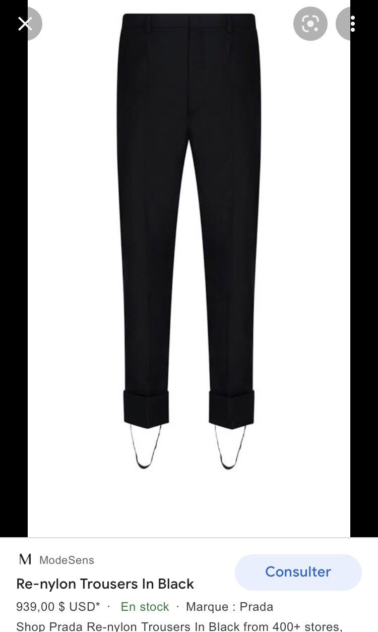 Prada Prada Re-Nylon Garbarine Pants size 48 Size US 32 / EU 48 - 16 Thumbnail