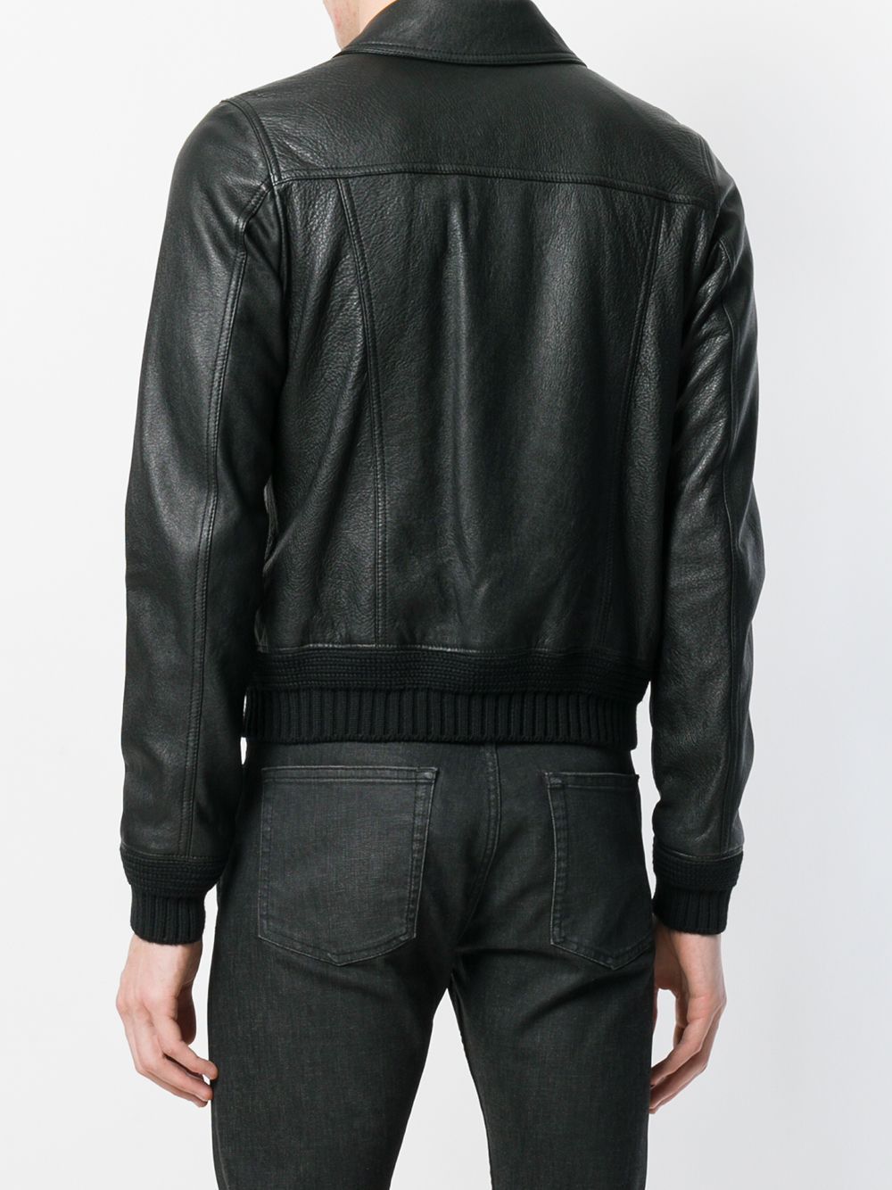 Saint Laurent Paris Saint Laurent Leather Trucker Jacket size Small Size US S / EU 44-46 / 1 - 17 Thumbnail
