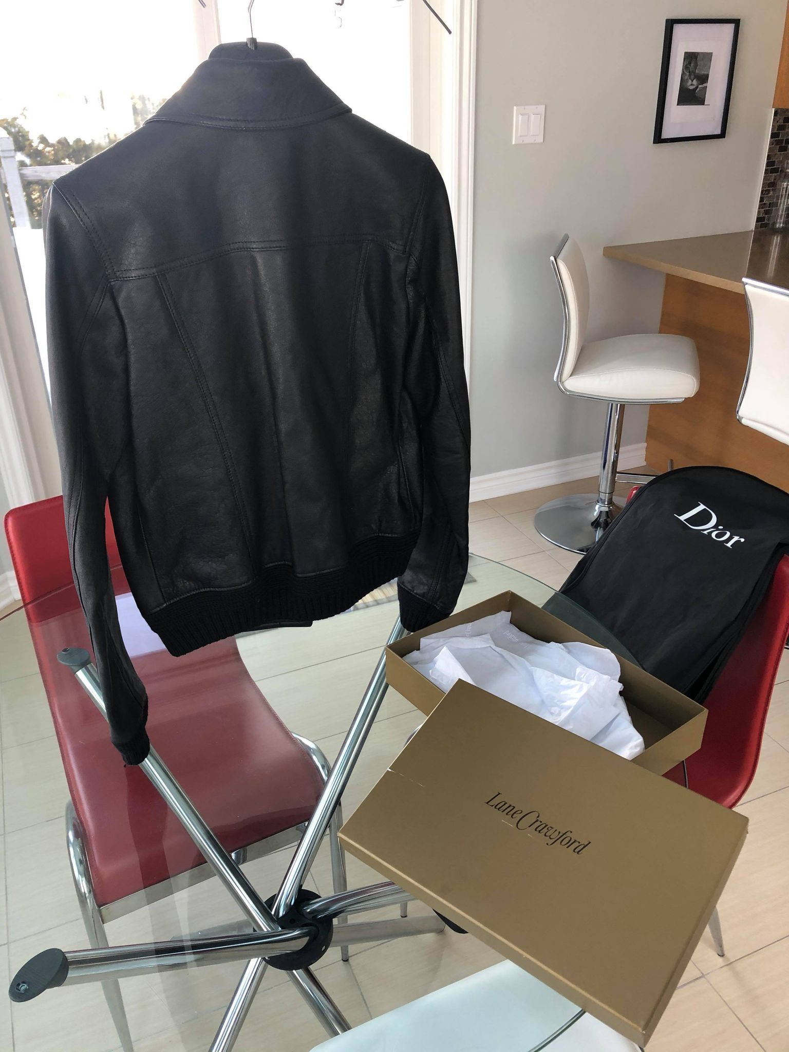 Saint Laurent Paris Saint Laurent Leather Trucker Jacket size Small Size US S / EU 44-46 / 1 - 3 Thumbnail