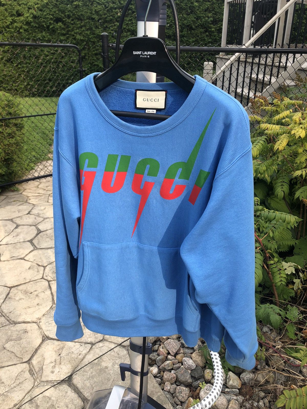 Gucci Gucci blade blue sweater shirt Small Size US S / EU 44-46 / 1 - 2 Thumbnail