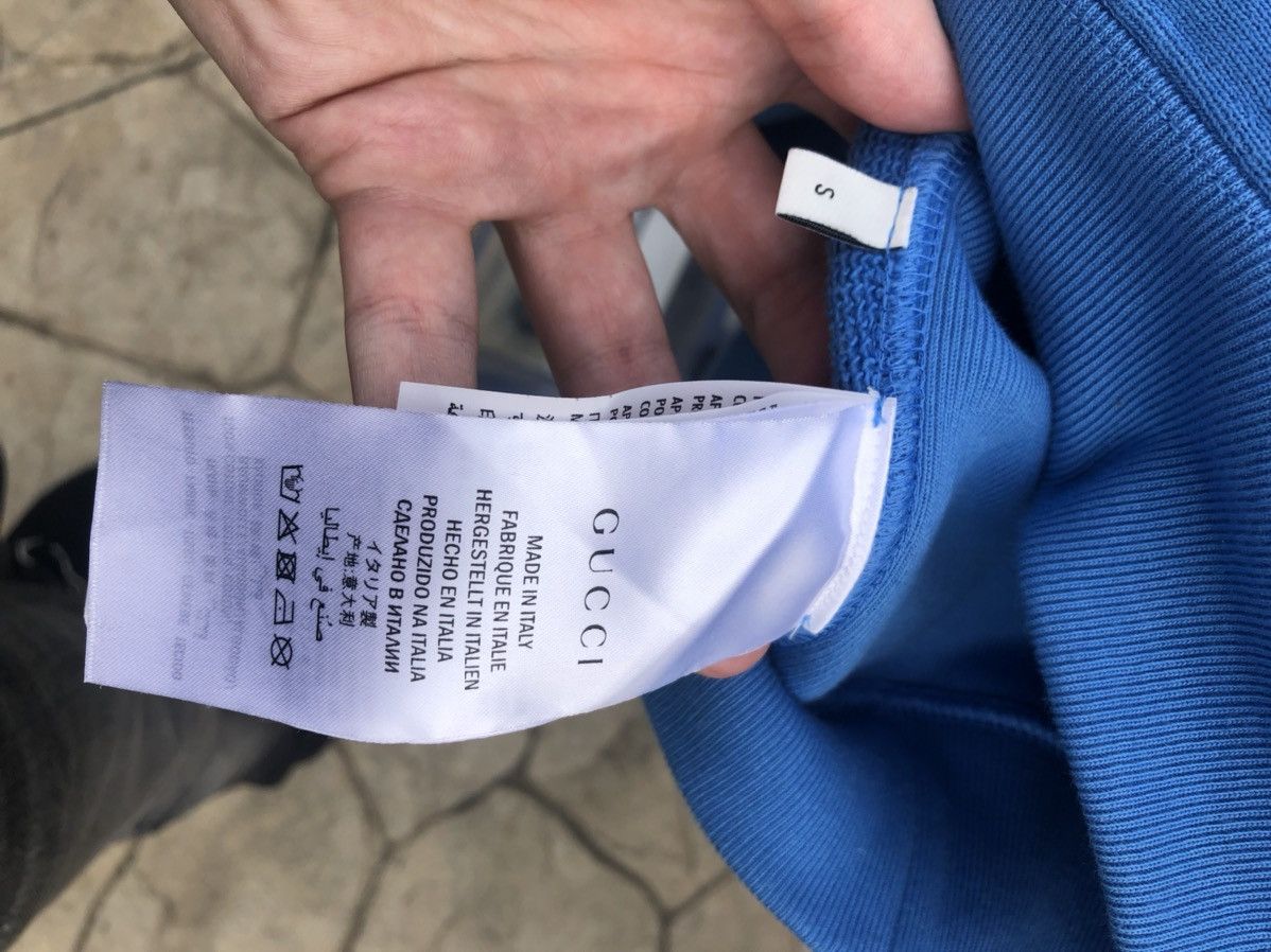 Gucci Gucci blade blue sweater shirt Small Size US S / EU 44-46 / 1 - 5 Thumbnail