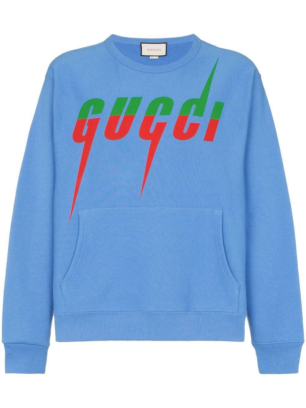 Gucci Gucci blade blue sweater shirt Small Size US S / EU 44-46 / 1 - 7 Thumbnail