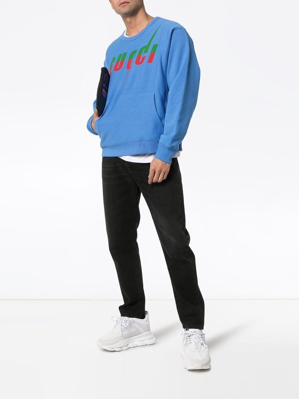 Gucci Gucci blade blue sweater shirt Small Size US S / EU 44-46 / 1 - 9 Thumbnail