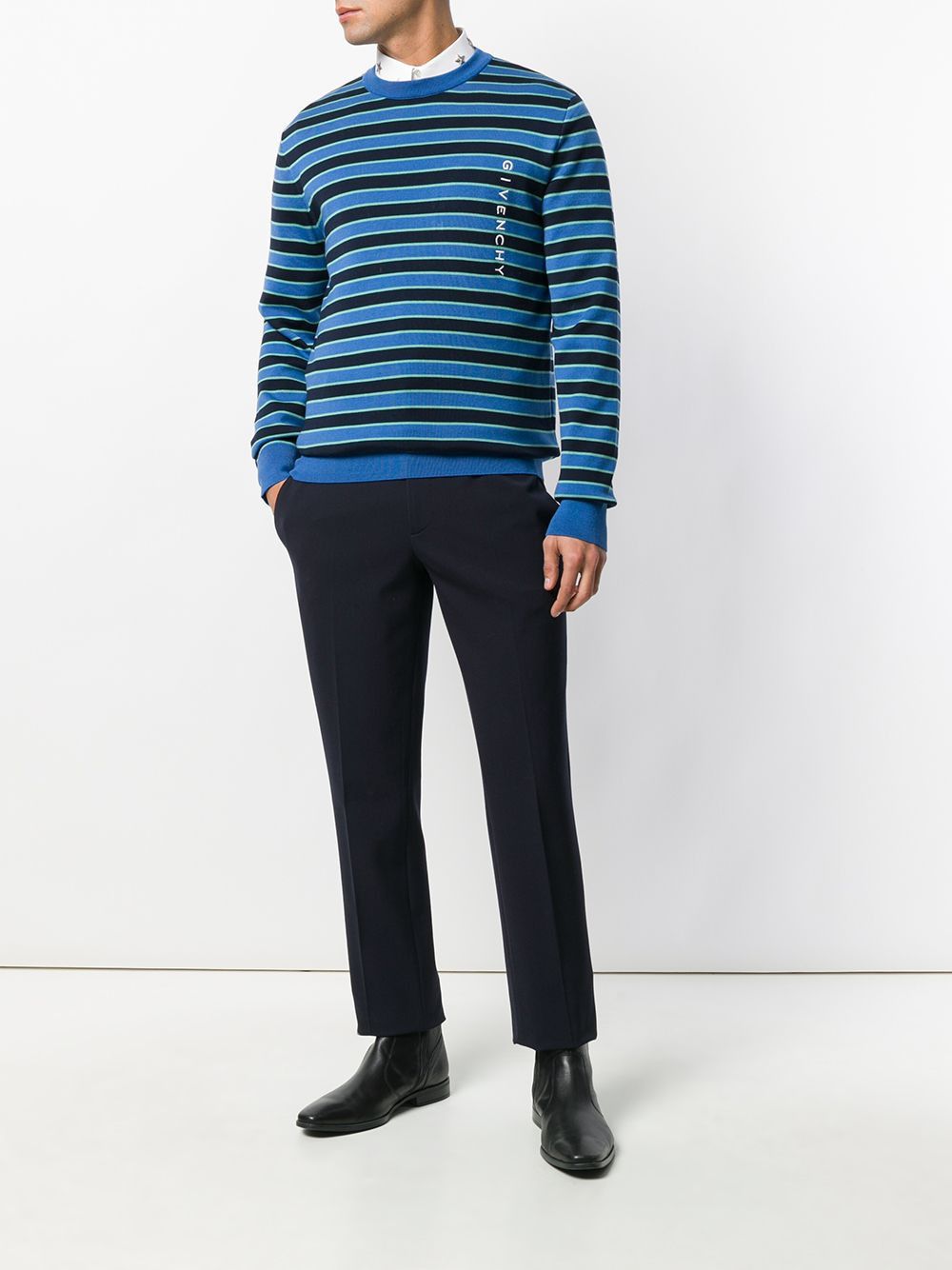 Givenchy Givenchy logo striped sweater size small Size US S / EU 44-46 / 1 - 15 Thumbnail