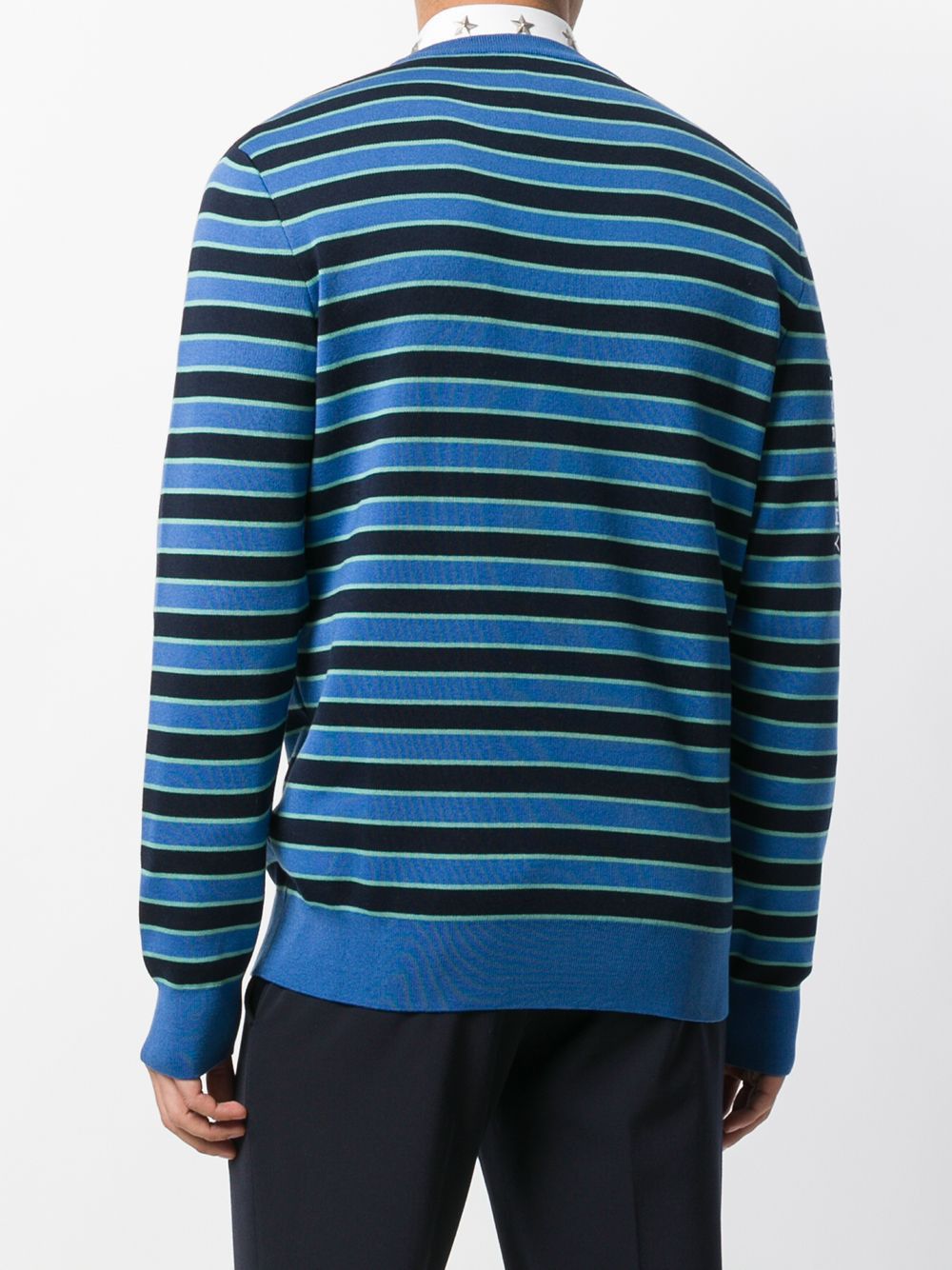 Givenchy Givenchy logo striped sweater size small Size US S / EU 44-46 / 1 - 17 Thumbnail