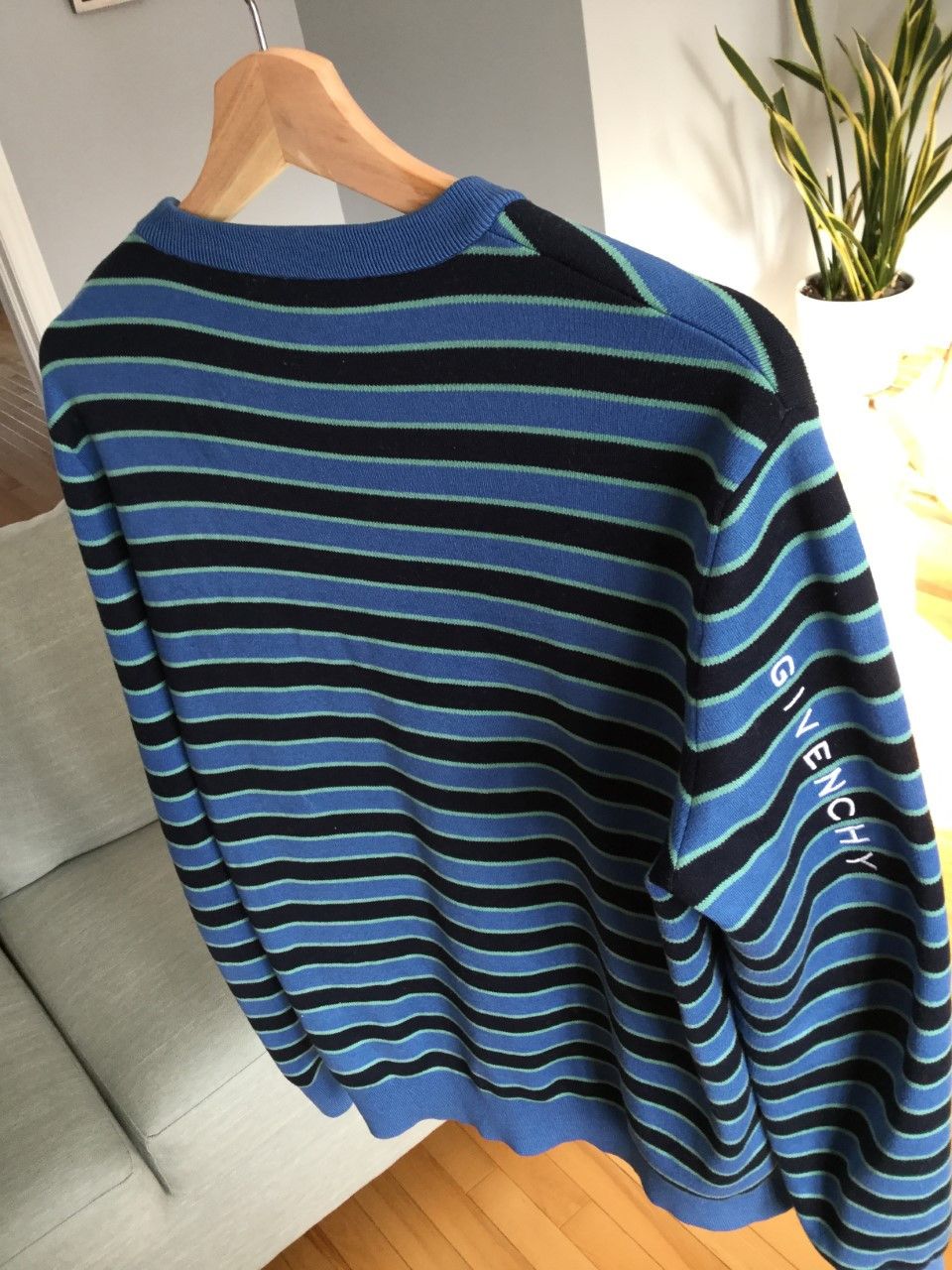 Givenchy Givenchy logo striped sweater size small Size US S / EU 44-46 / 1 - 7 Thumbnail