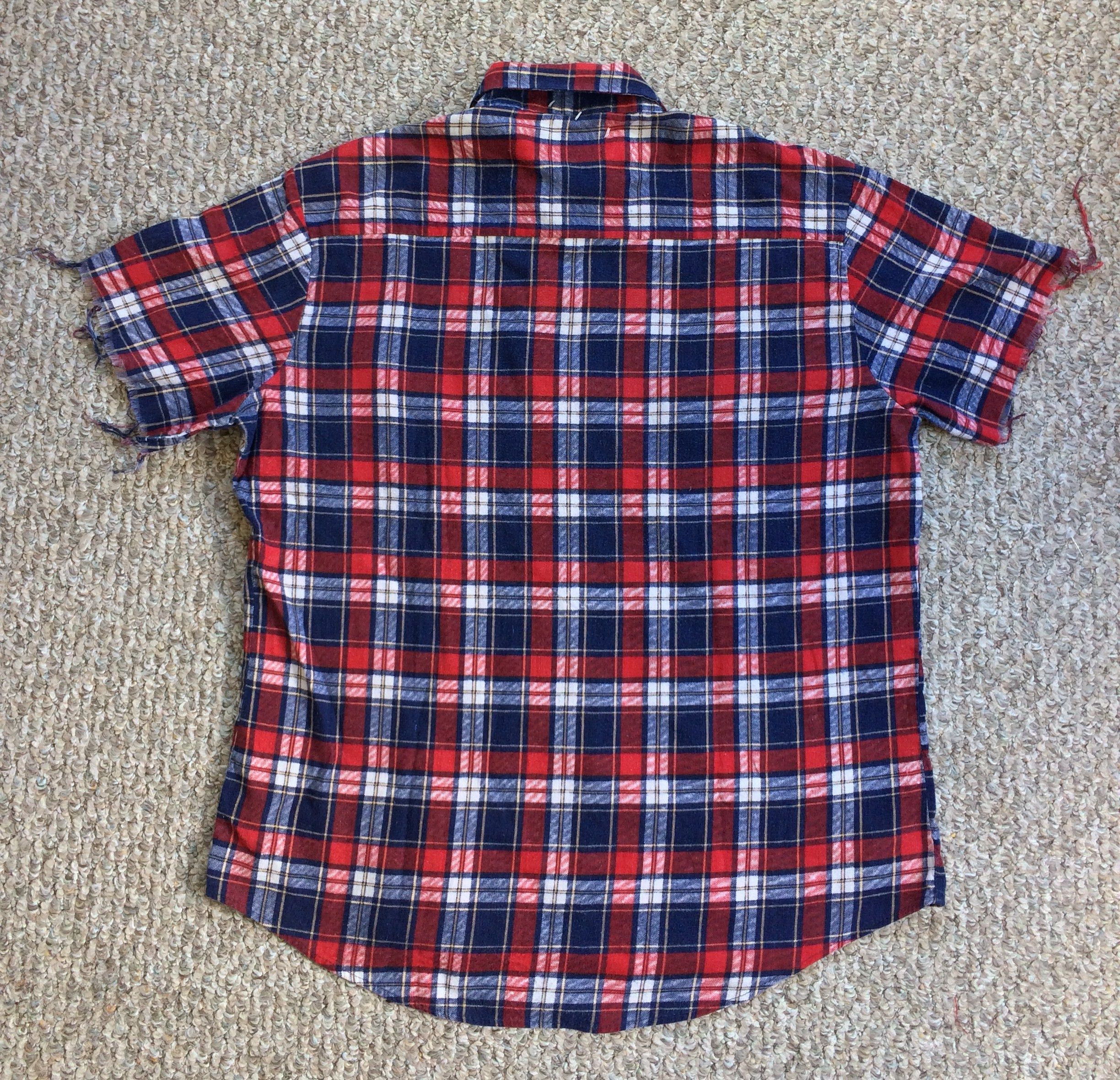 Needles × Sonic Lab Early Rebuild Ribbon Flannel! Size US L / EU 52-54 / 3 - 5 Thumbnail