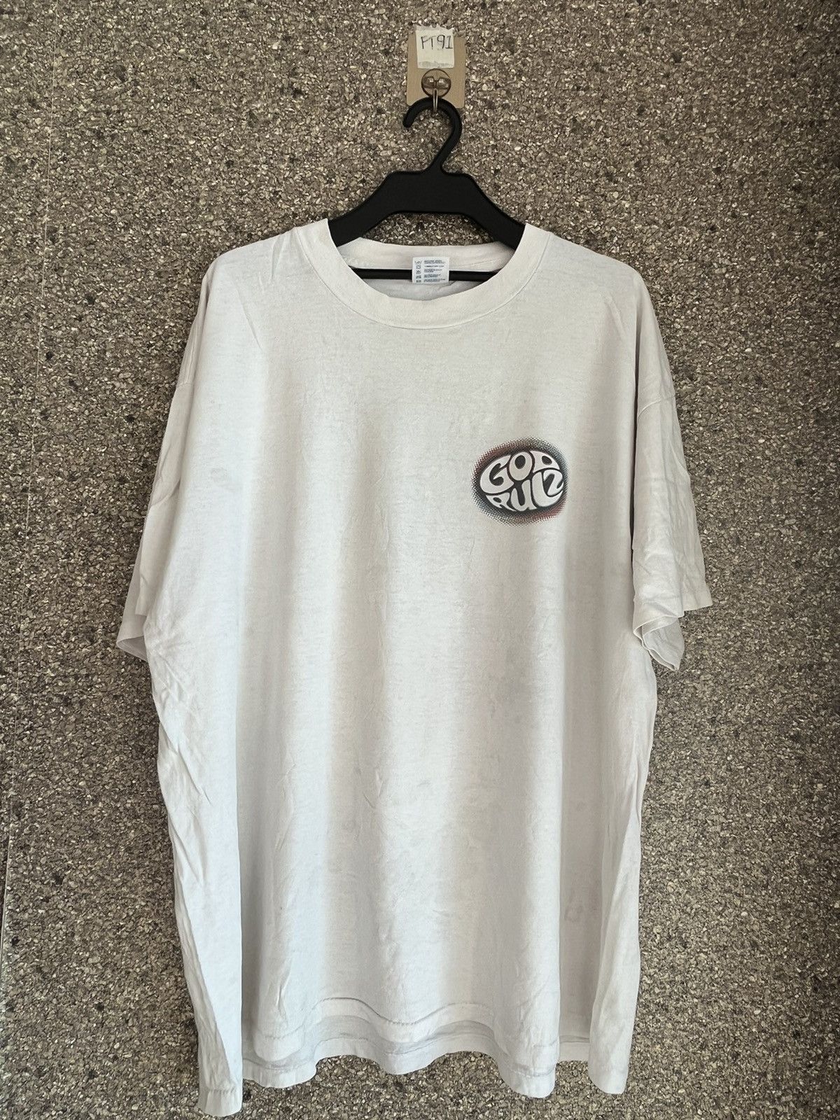 image of Vintage Tshirt Ft91 in White, Men's (Size XL)