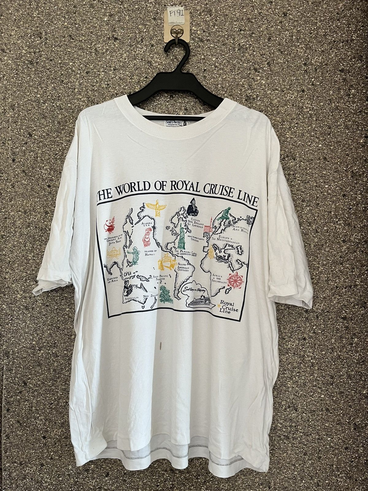 image of Vintage Sail Away Ft91 in White, Men's (Size XL)