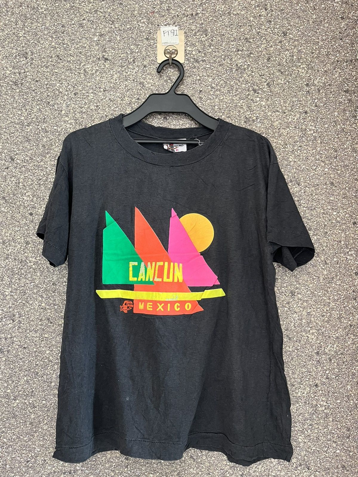 image of Vintage Cancun Ft91 in Black, Men's (Size XL)