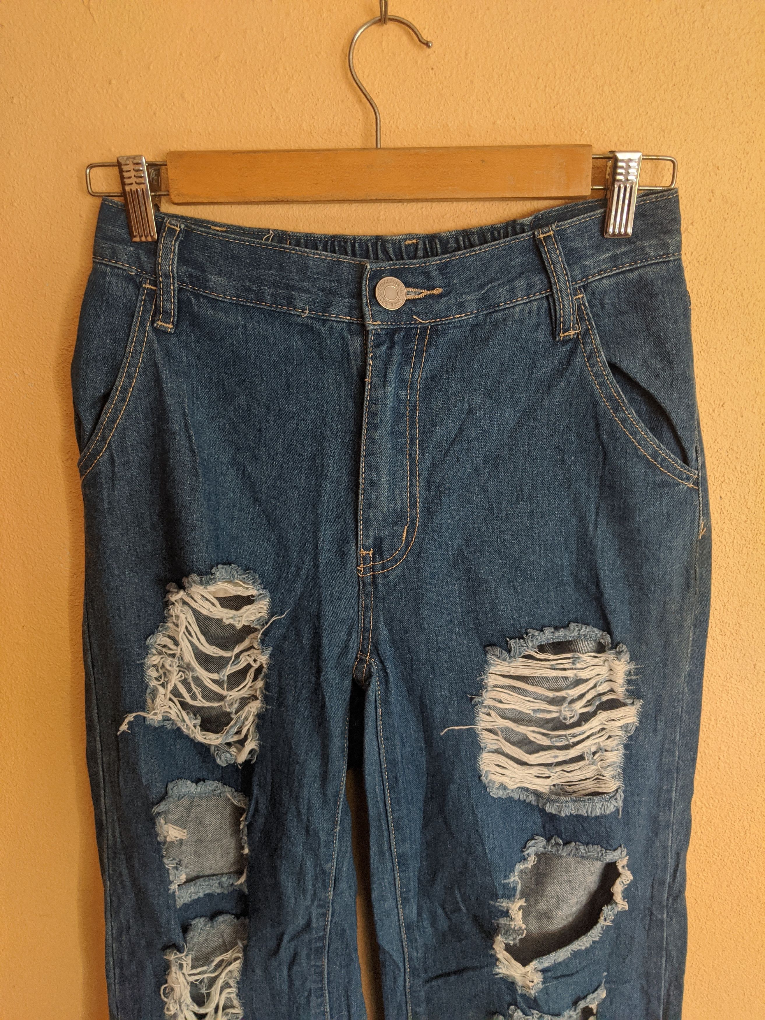 Japanese Brand New Classic men distressed denim by streetstyle Size US 30 / EU 46 - 6 Thumbnail