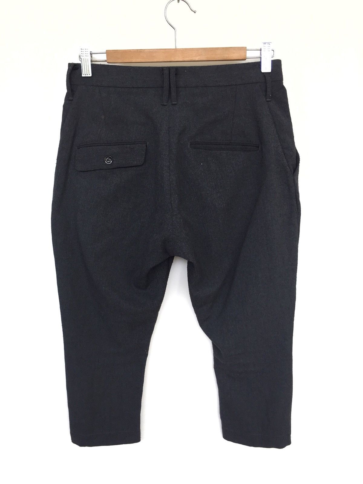 Japanese Brand 🇯🇵 Made Poly Rayon 🎈Leg Zip Sarouel Crop Pants Size US 29 - 4 Thumbnail