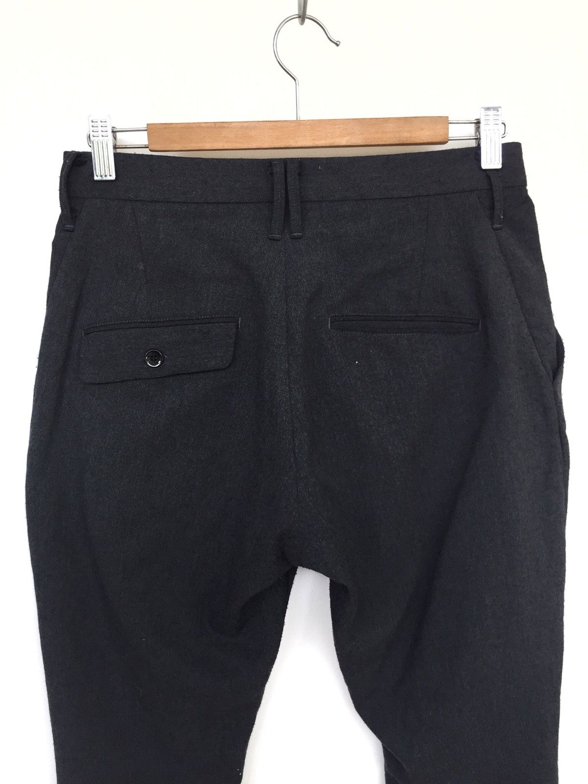 Japanese Brand 🇯🇵 Made Poly Rayon 🎈Leg Zip Sarouel Crop Pants Size US 29 - 5 Thumbnail