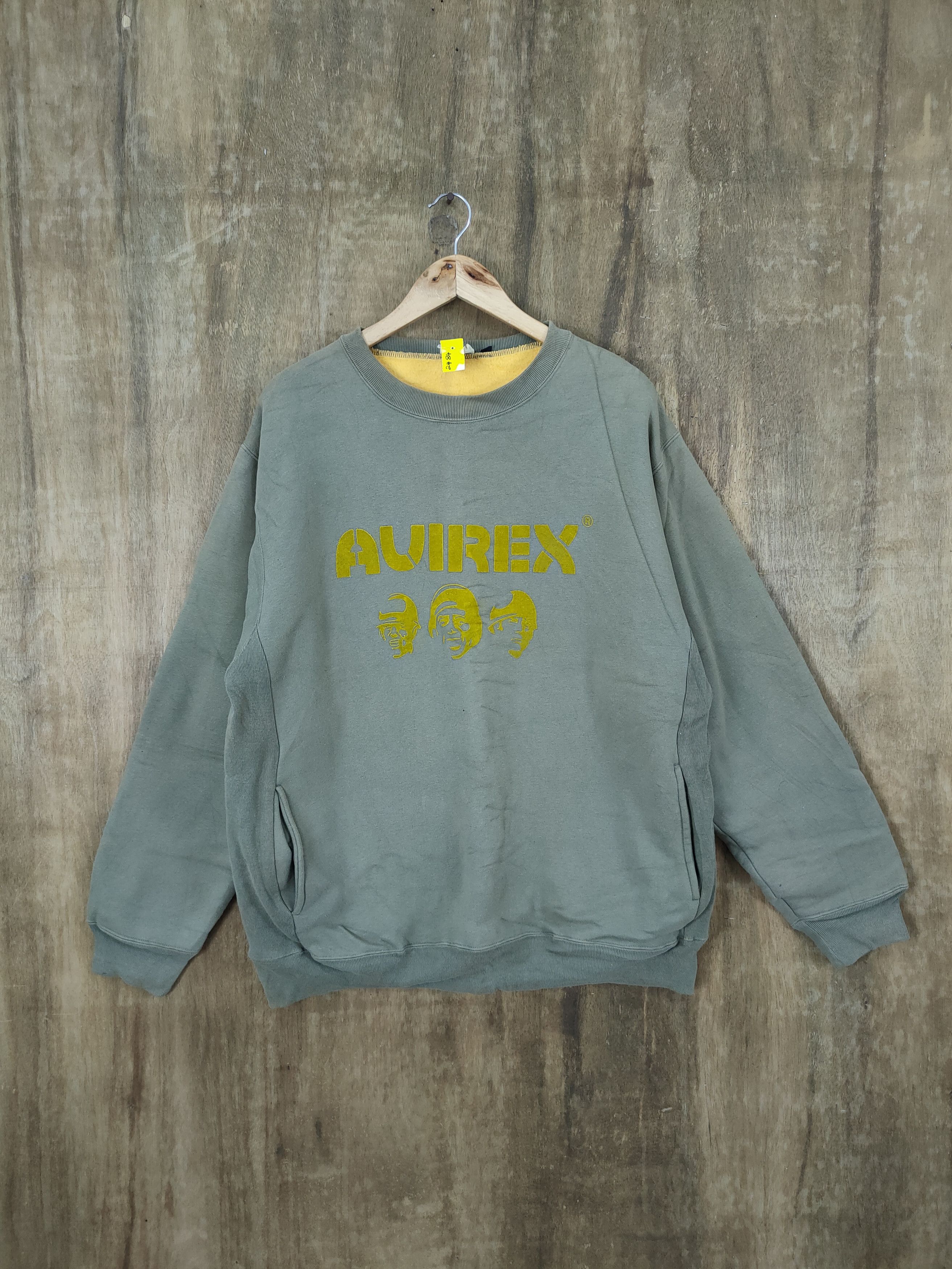Avirex DLL Avirex green vintage baggie sweatshirt #2484T Size US L / EU 52-54 / 3 - 1 Thumbnail