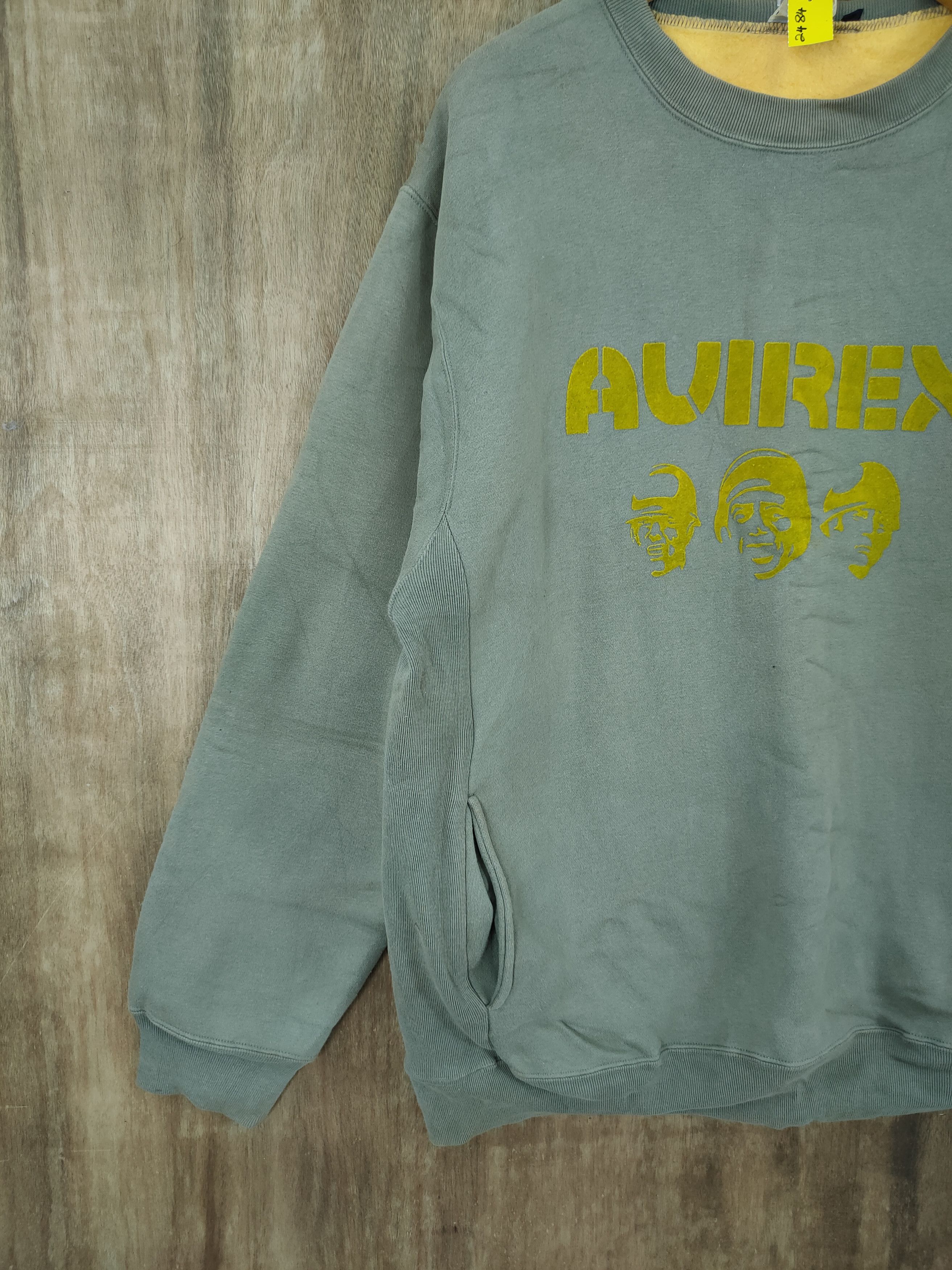Avirex DLL Avirex green vintage baggie sweatshirt #2484T Size US L / EU 52-54 / 3 - 2 Thumbnail