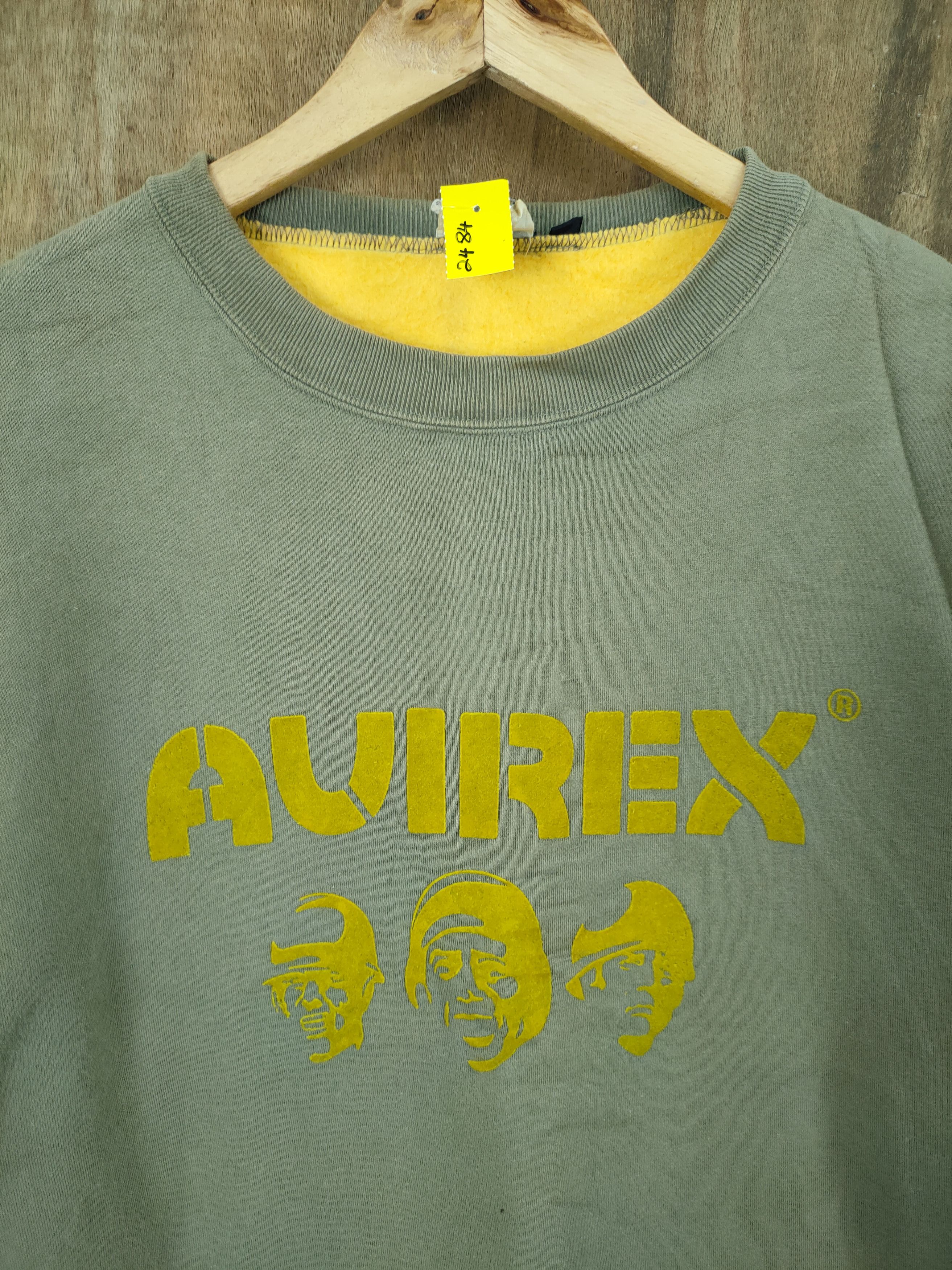 Avirex DLL Avirex green vintage baggie sweatshirt #2484T Size US L / EU 52-54 / 3 - 4 Thumbnail