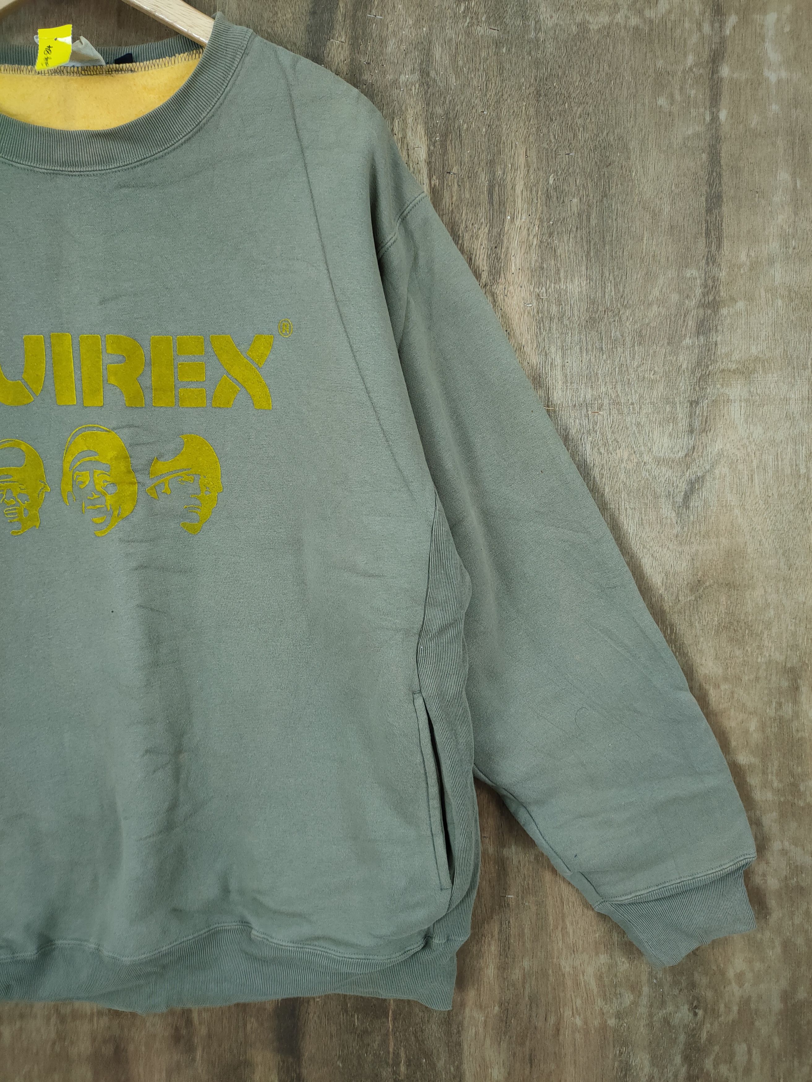 Avirex DLL Avirex green vintage baggie sweatshirt #2484T Size US L / EU 52-54 / 3 - 3 Thumbnail