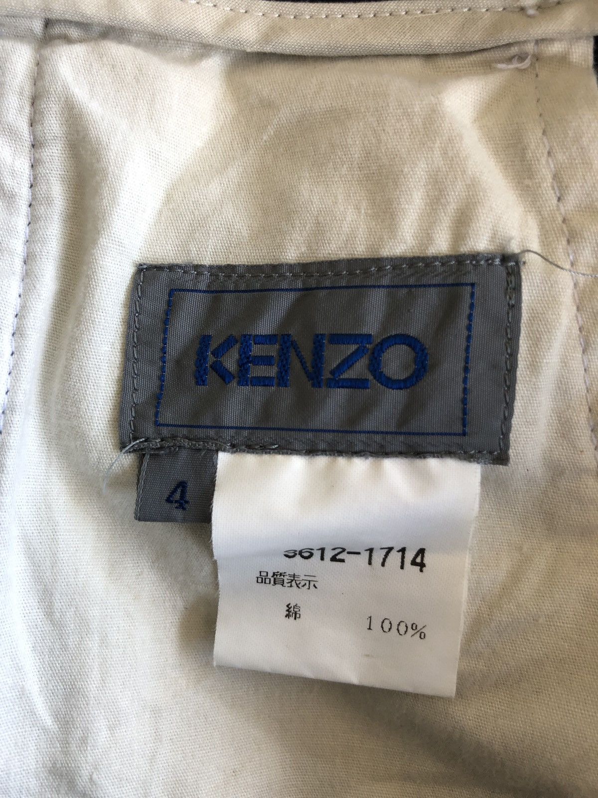 Kenzo GRAIL🔥OG Kenzo 🇫🇷 Velvet Baggy O/S Gabardine Pants Size US 36 / EU 52 - 8 Thumbnail